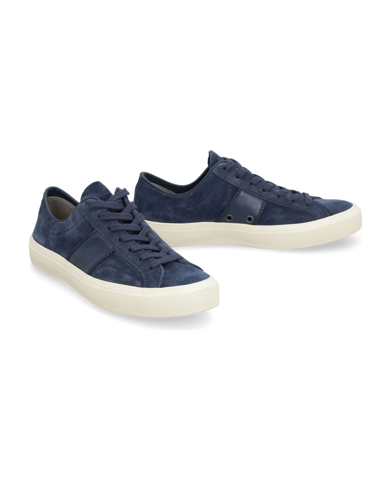 Tom Ford Cambridge Suede Sneakers - blue