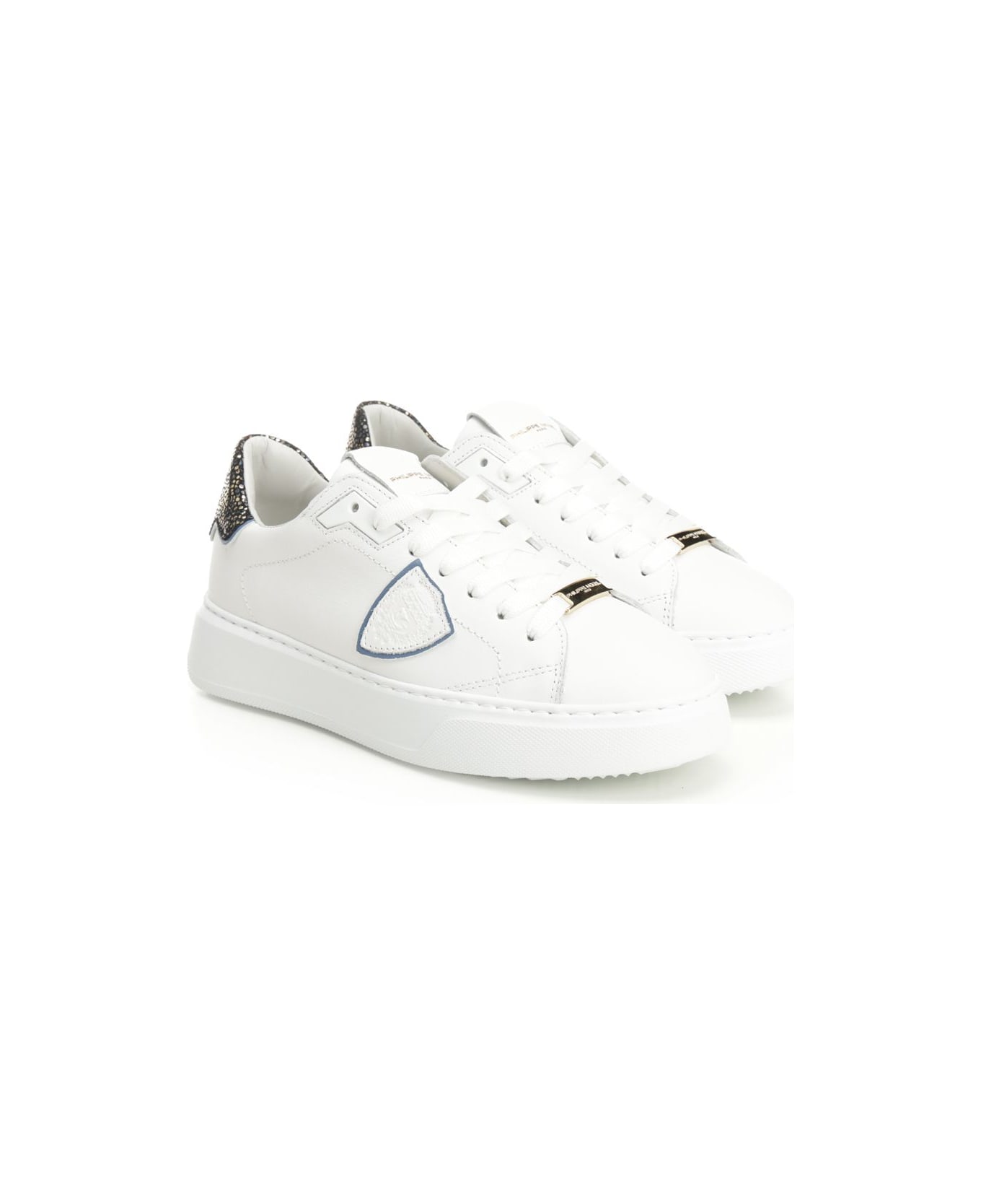 Philippe Model Temple Sneaker - White 1