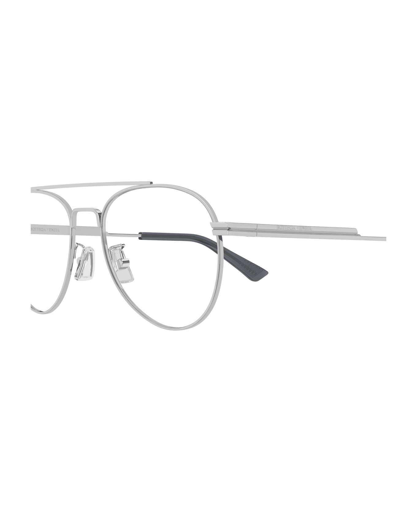 Bottega Veneta Eyewear Bv1340ok-002 - Silver Rx / Asian Fit Glasses - Silver