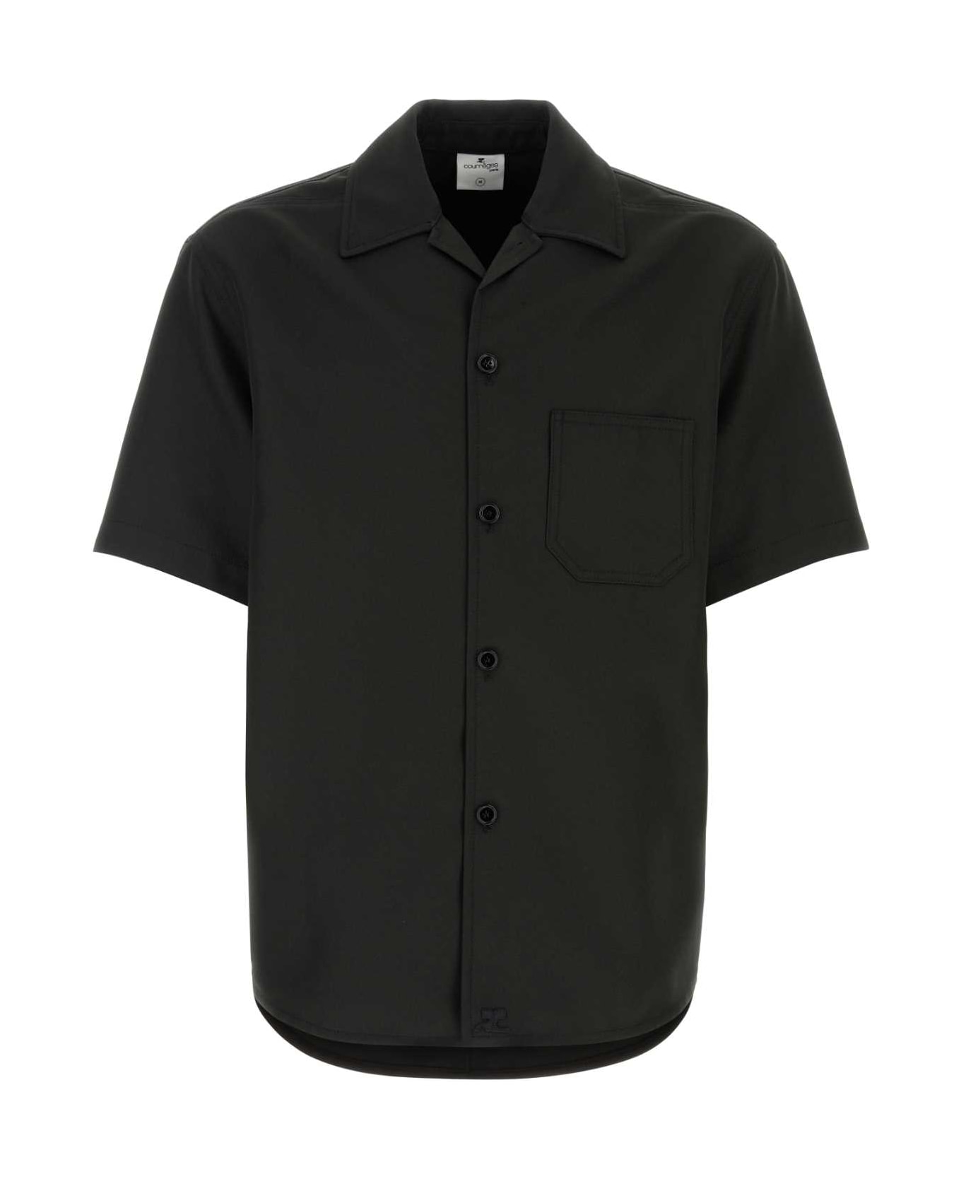 Courrèges Black Polyester Shirt - Black