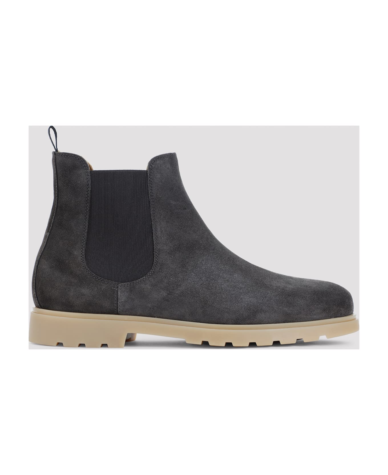 Kiton Suede Calf Leather Boots - Dark Brown
