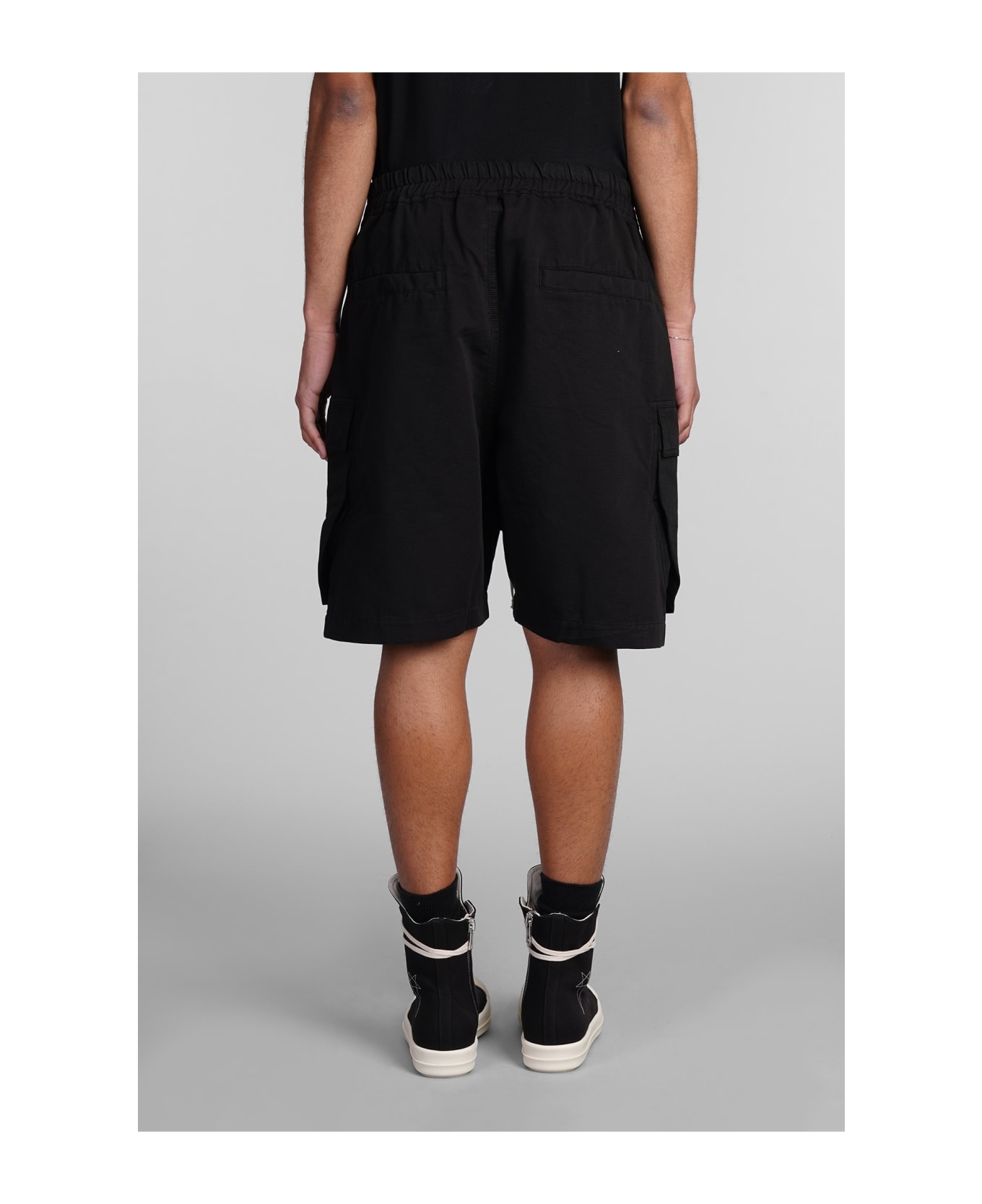 DRKSHDW 'cargobela' Bermuda Shorts - BLACK