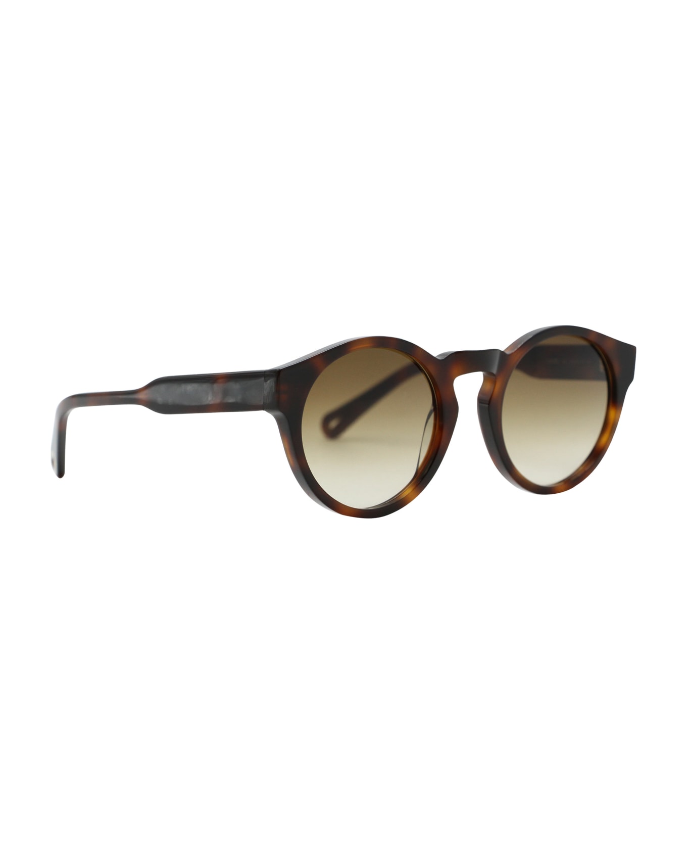 Chloé Round Frame Sunglasses - brown
