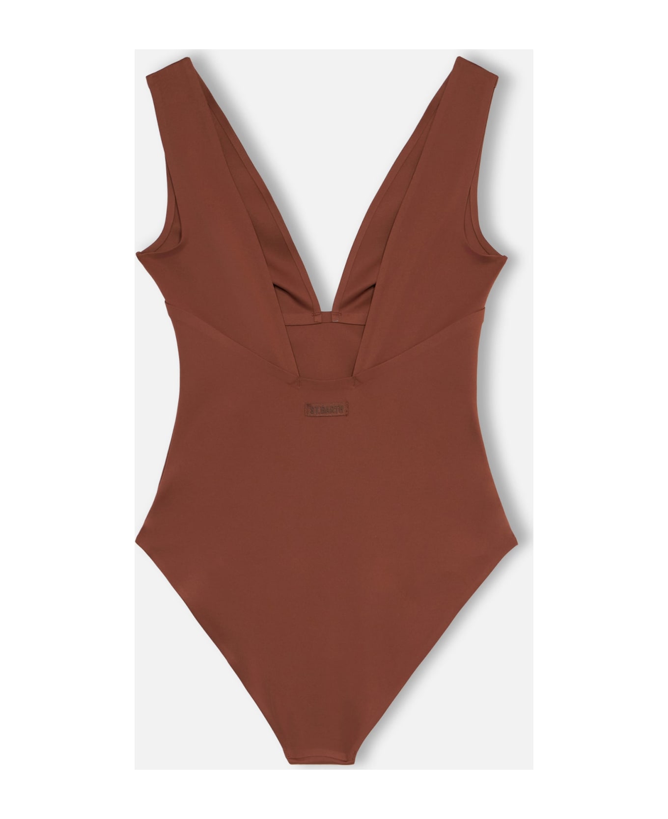 MC2 Saint Barth Woman Heatsealed One-piece Swimsuit Calliope - BROWN