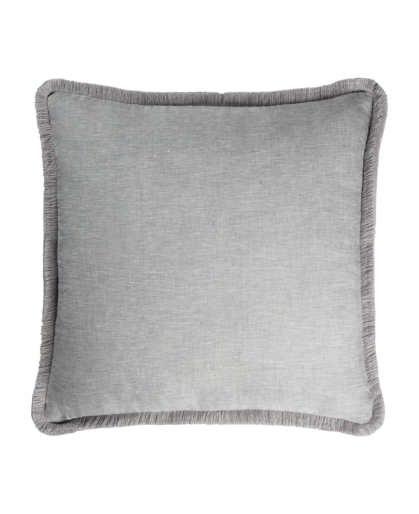 Lo Decor Happy Linen Pillow - Grey