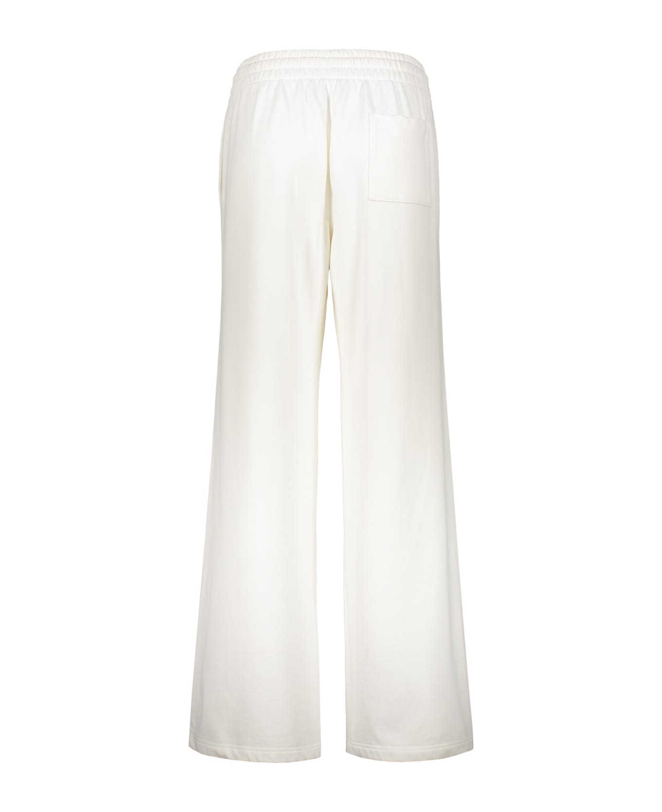 Casablanca Logo Detail Cotton Track-pants - White