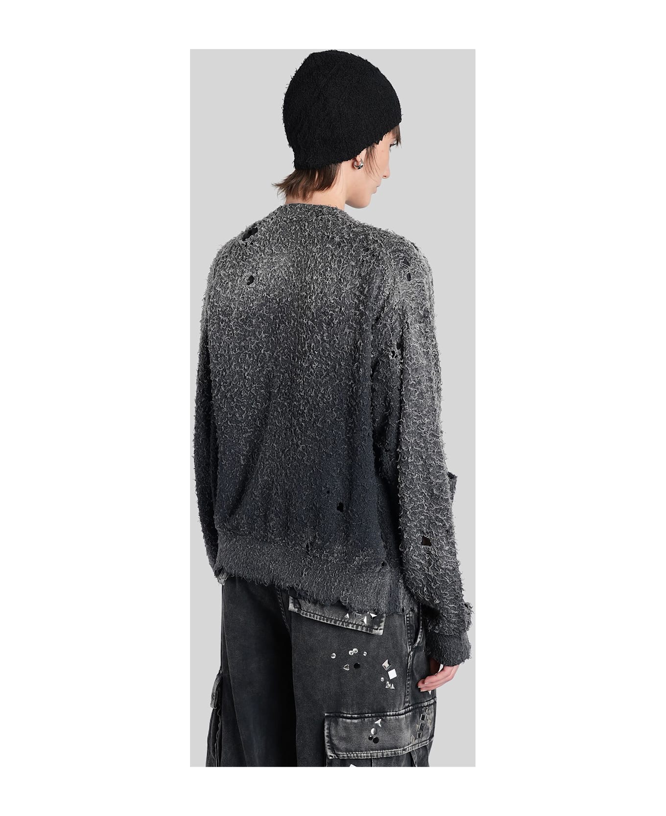 Mihara Yasuhiro Cardigan In Black Cotton - black