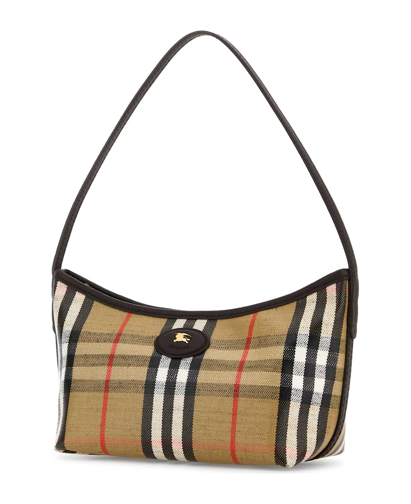 Burberry Printed Canvas Mini Highlands Handbag - SANDIPCHECK