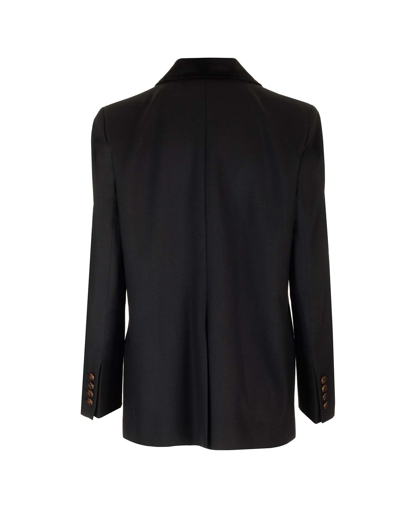 Blazé Milano "alcanara Silent" Single-breasted Blazer - Black