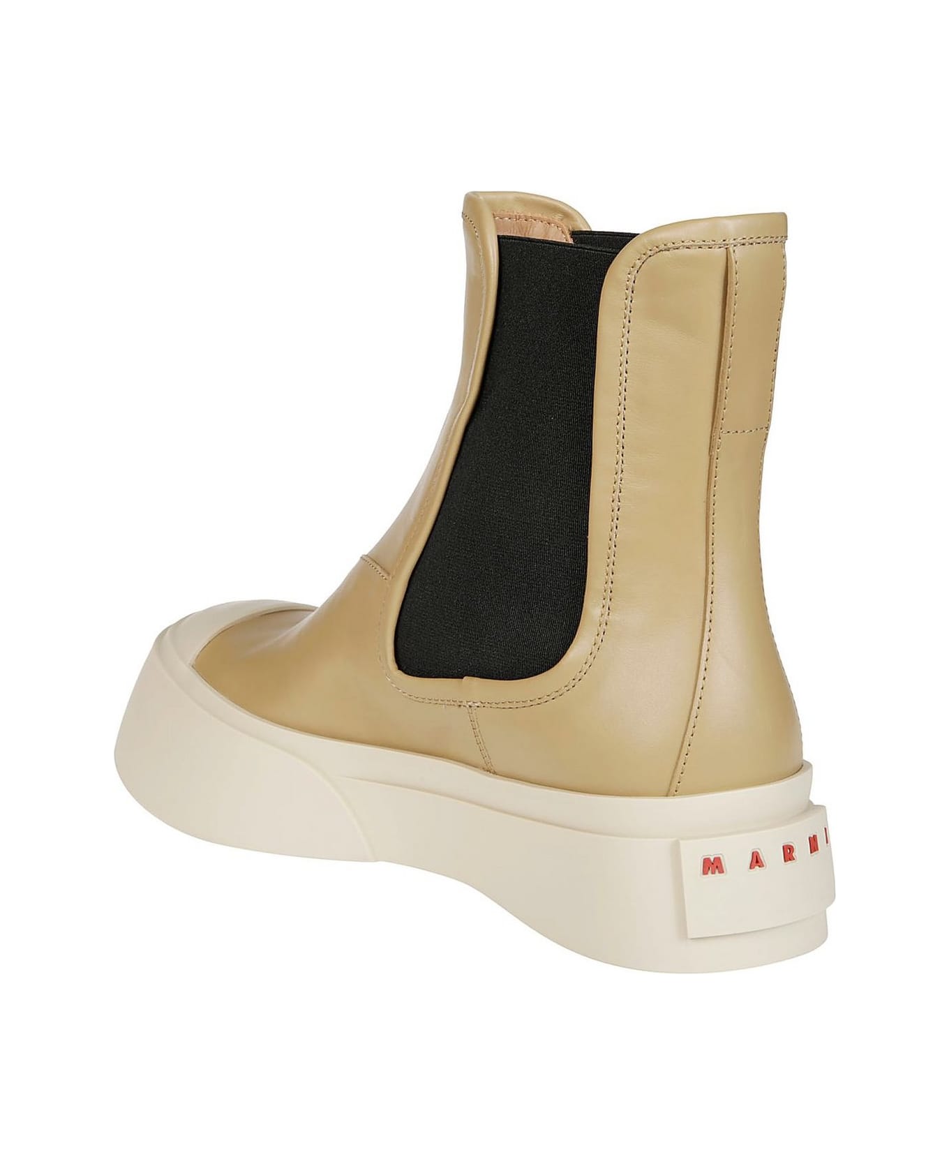 Marni Chelsea Ankle Boots - White