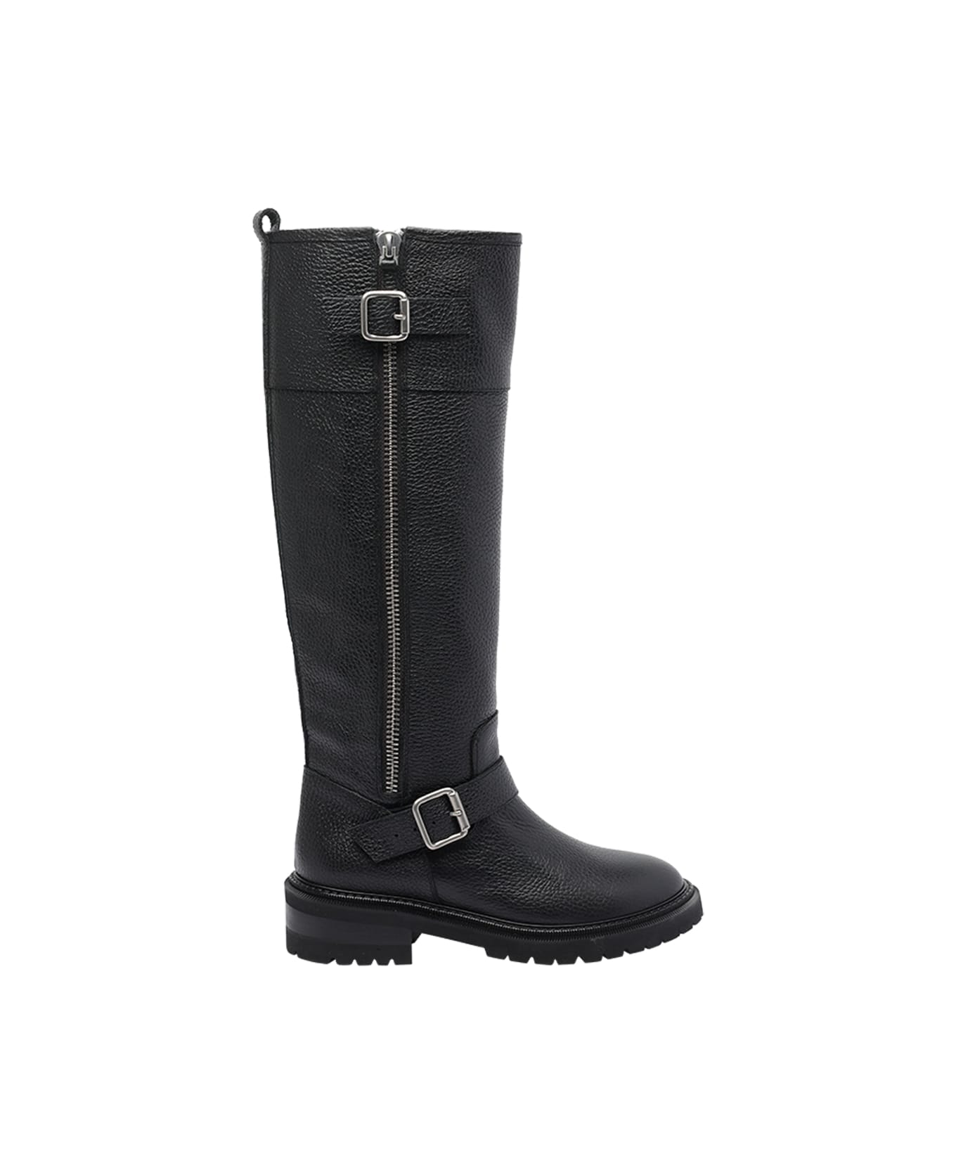 Via Roma 15 Buckles Boots - Black