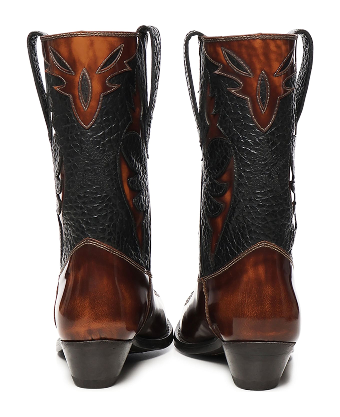 Golden Goose Wish Star Boots - Brown/black