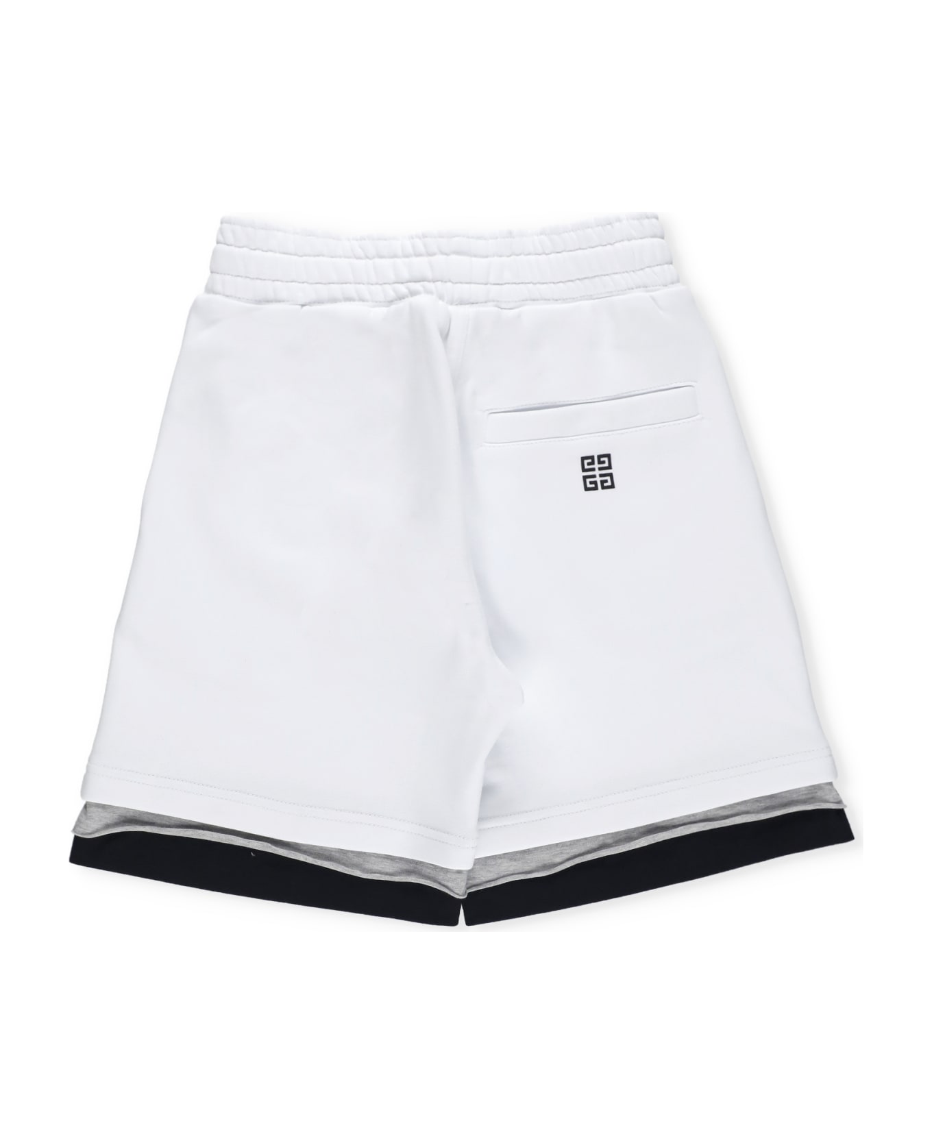 Givenchy Cotton Bermuda Shorts With Logo - White