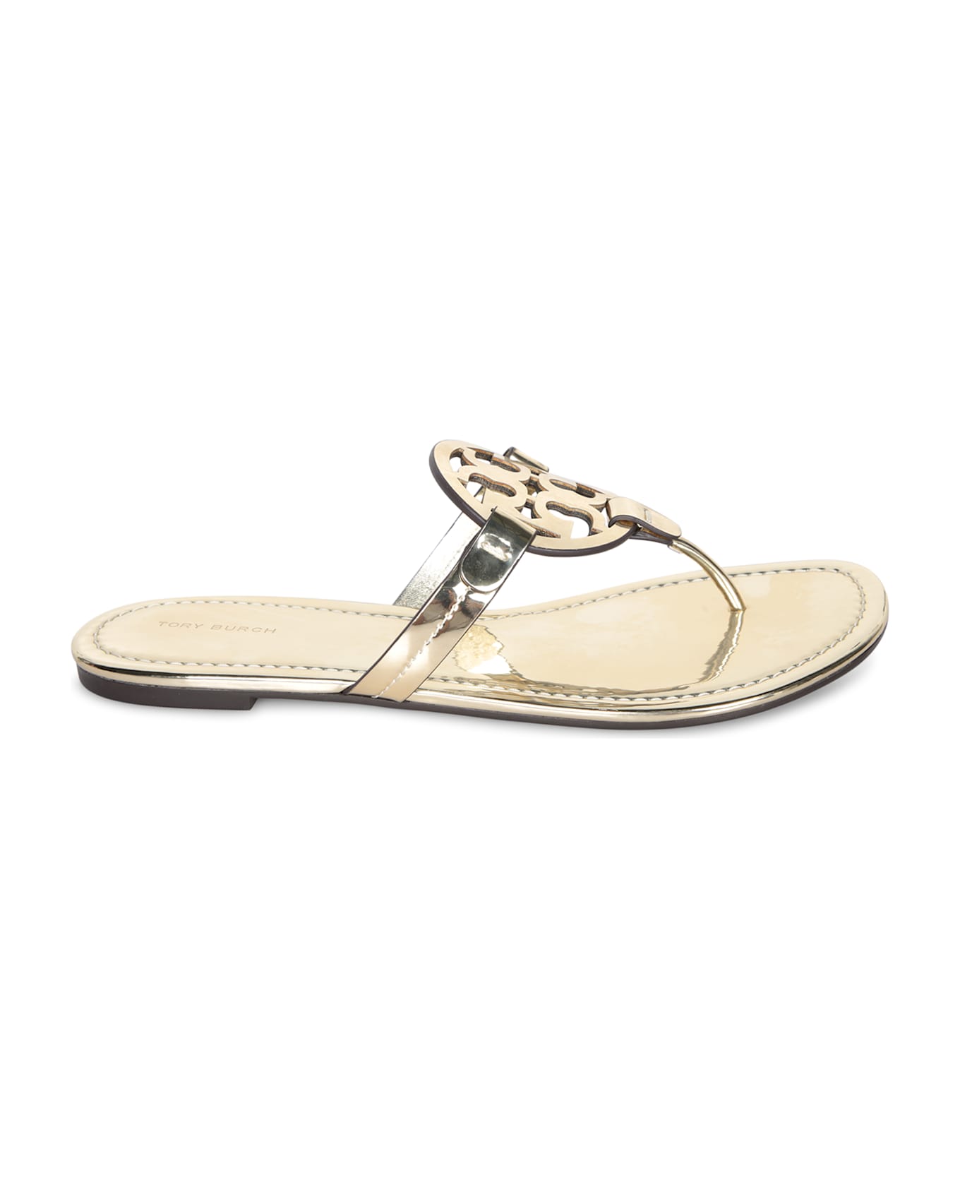 Tory Burch Miller Gold Sandal - Metallic
