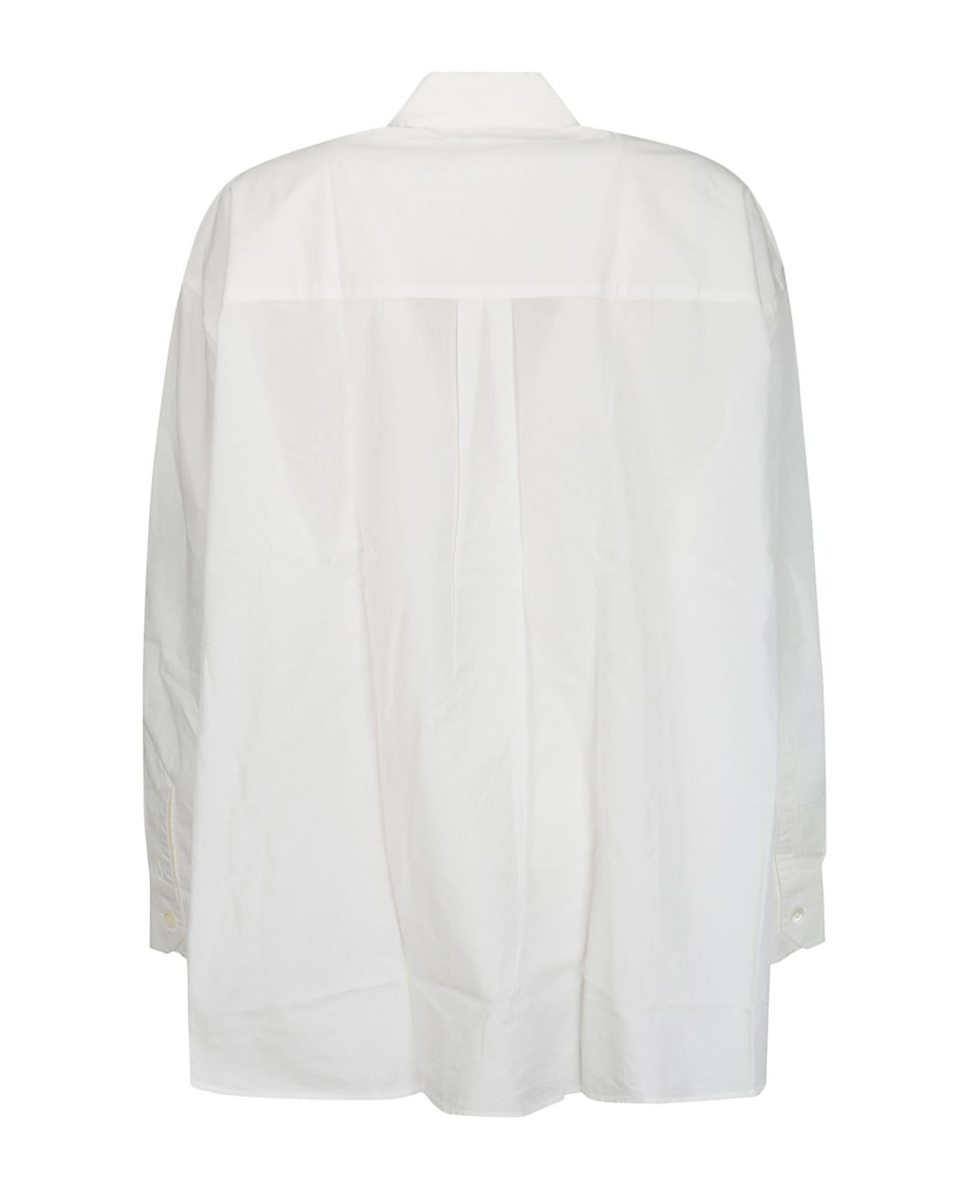 Our Legacy Borrowed Shirt - WHITE PEACHED CUPRO