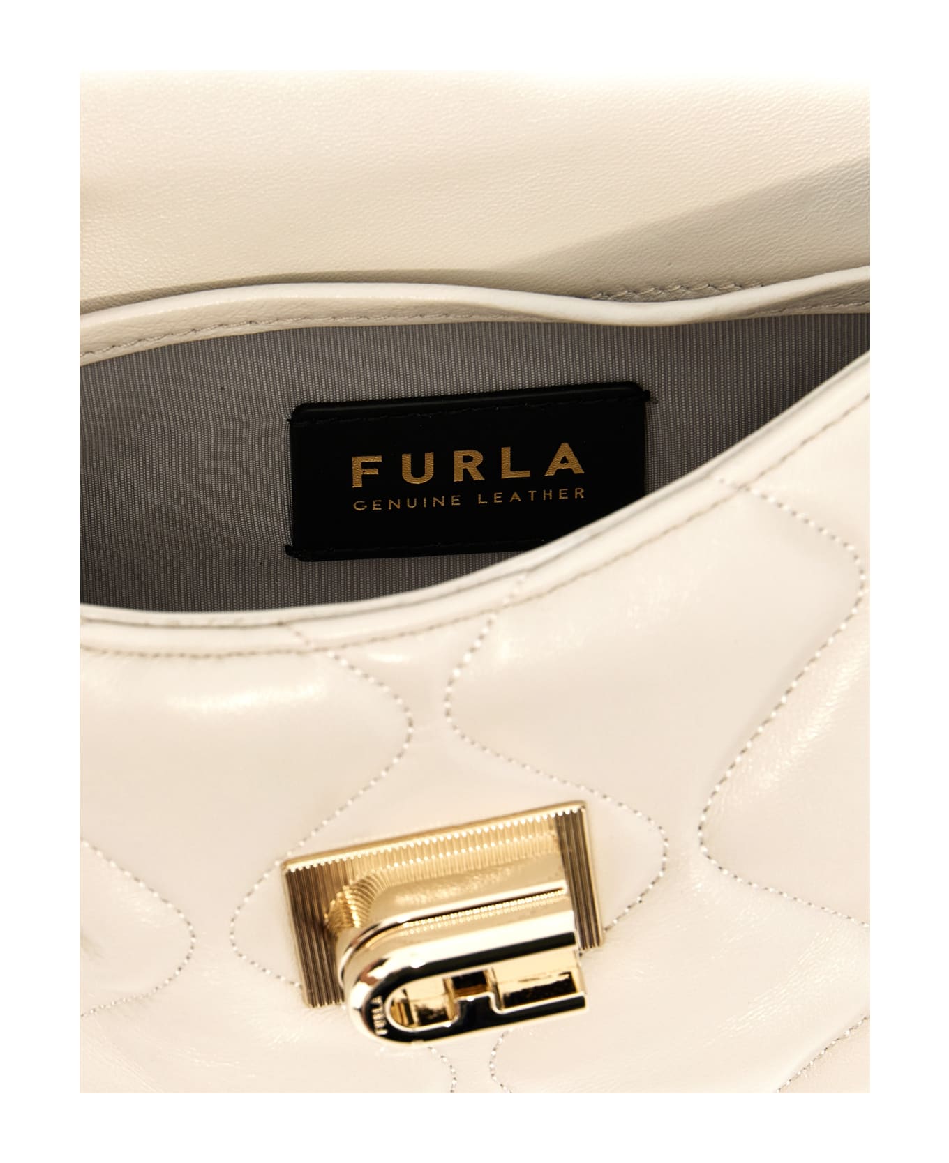 Furla '1927' Mini Crossbody Bag - White ショルダーバッグ