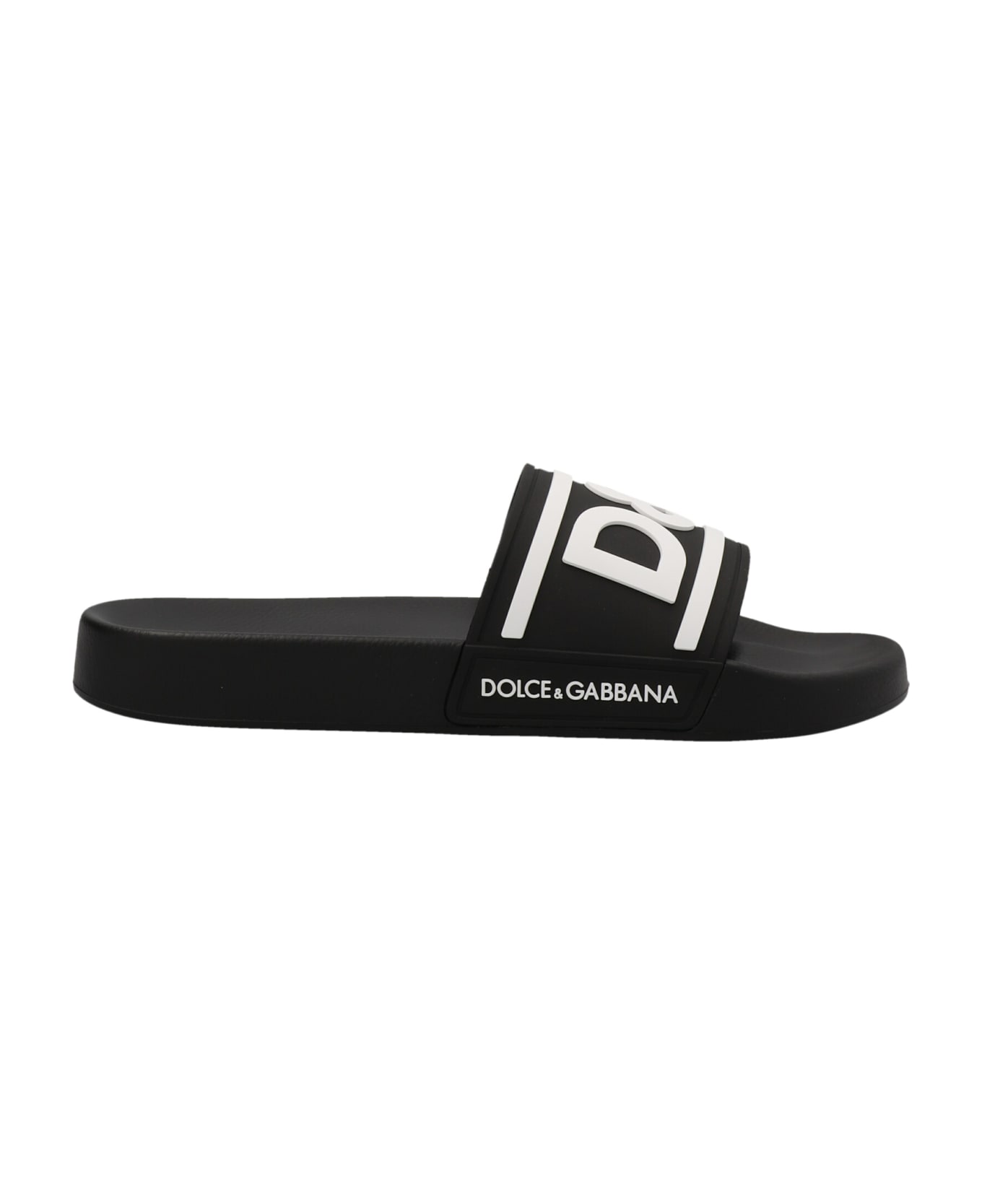 Dolce & Gabbana Logo Slides - Nero e Bianco
