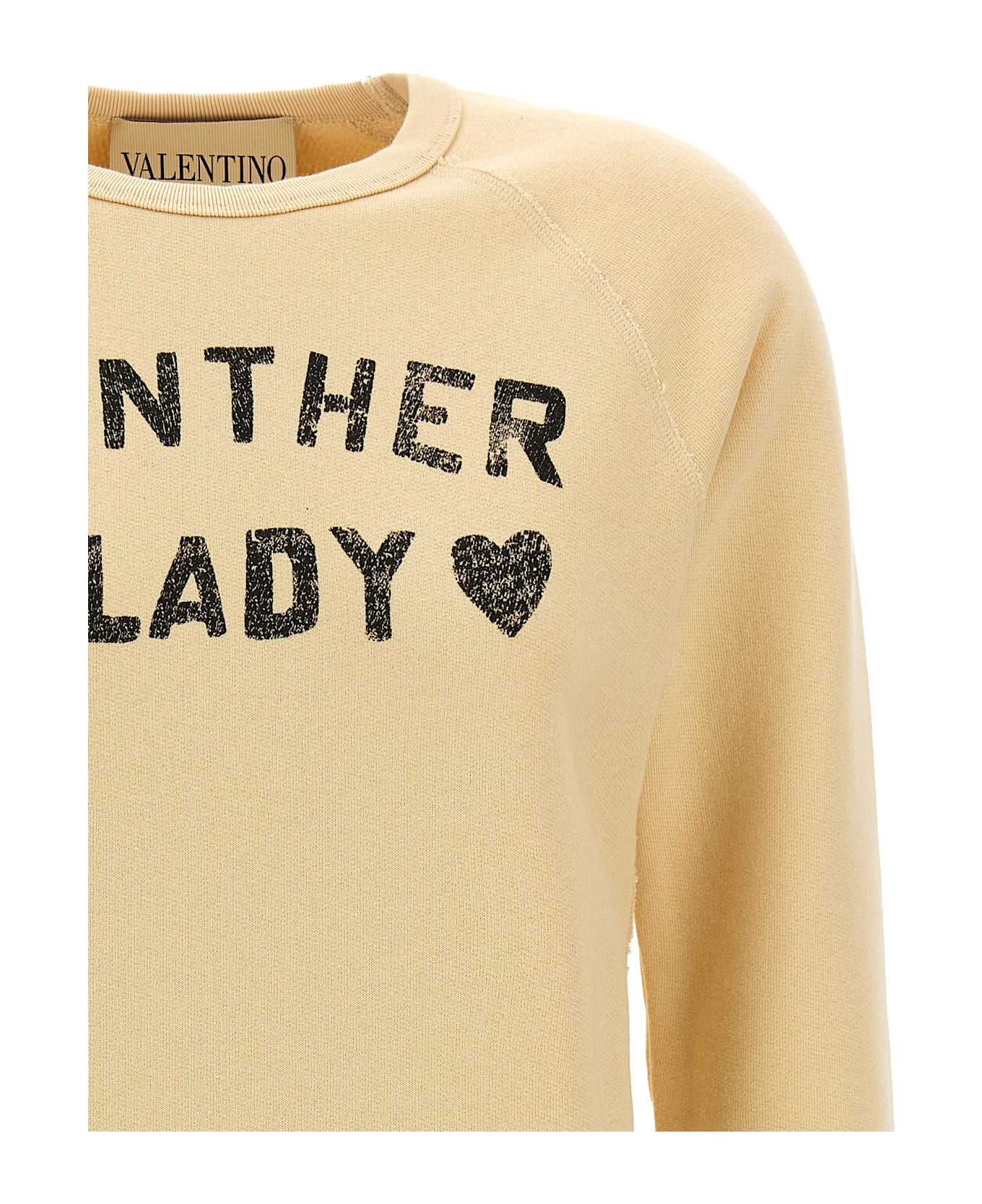 Valentino Garavani 
panther Lady
 Sweatshirt - Beige