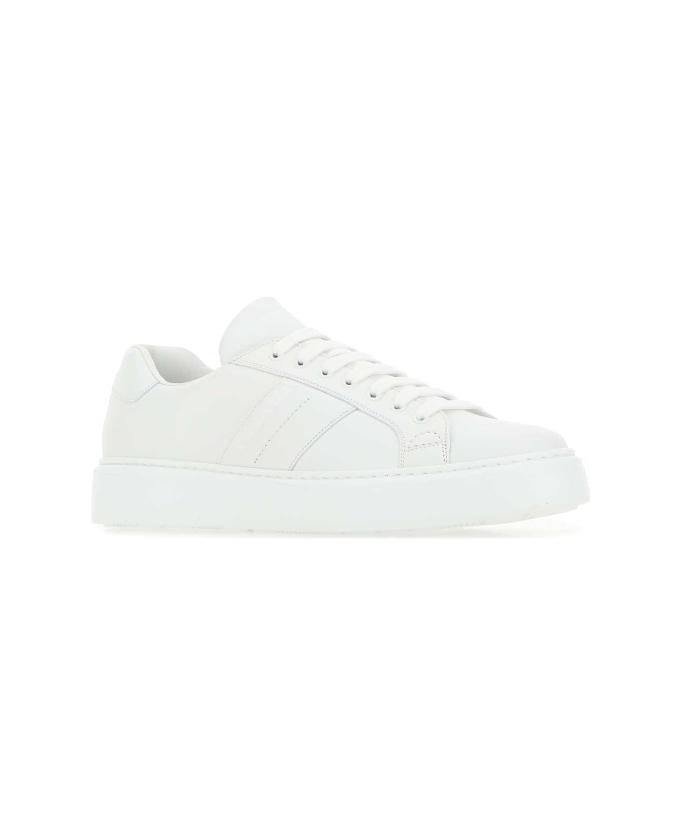 Church's White Leather Mach 3 Sneakers - F0ABK