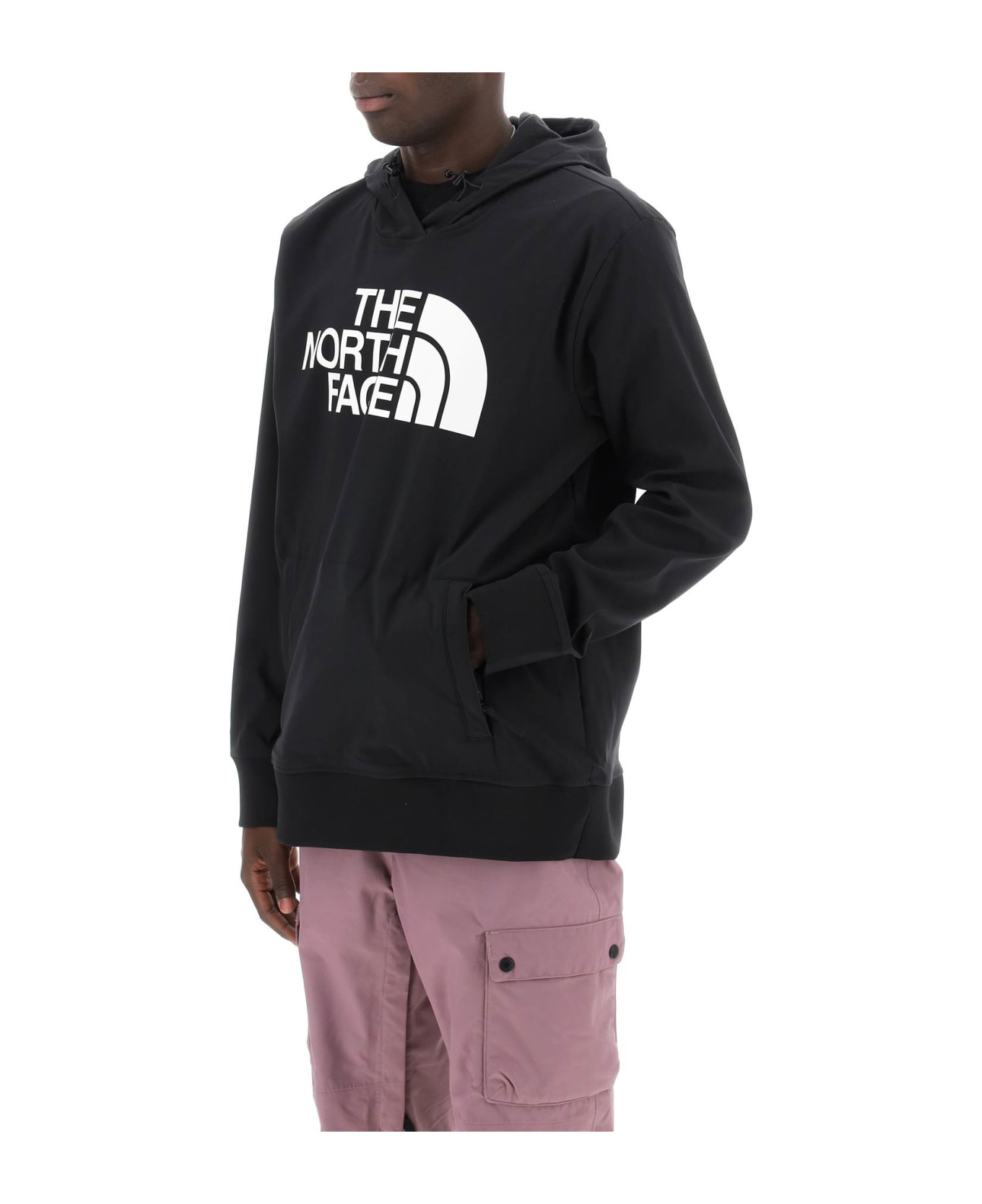 The North Face Techno Hoodie With Logo Print - TNF BLACK (Black)
