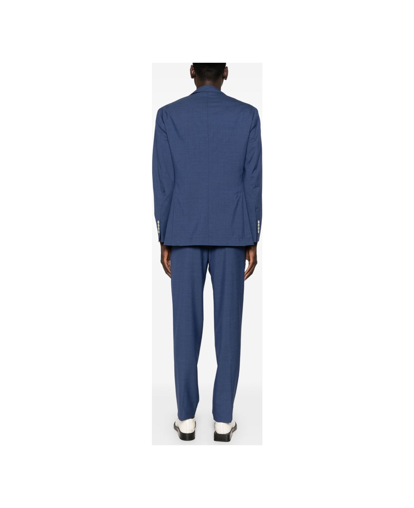 Brunello Cucinelli Wool Single-breasted Suit - Blue