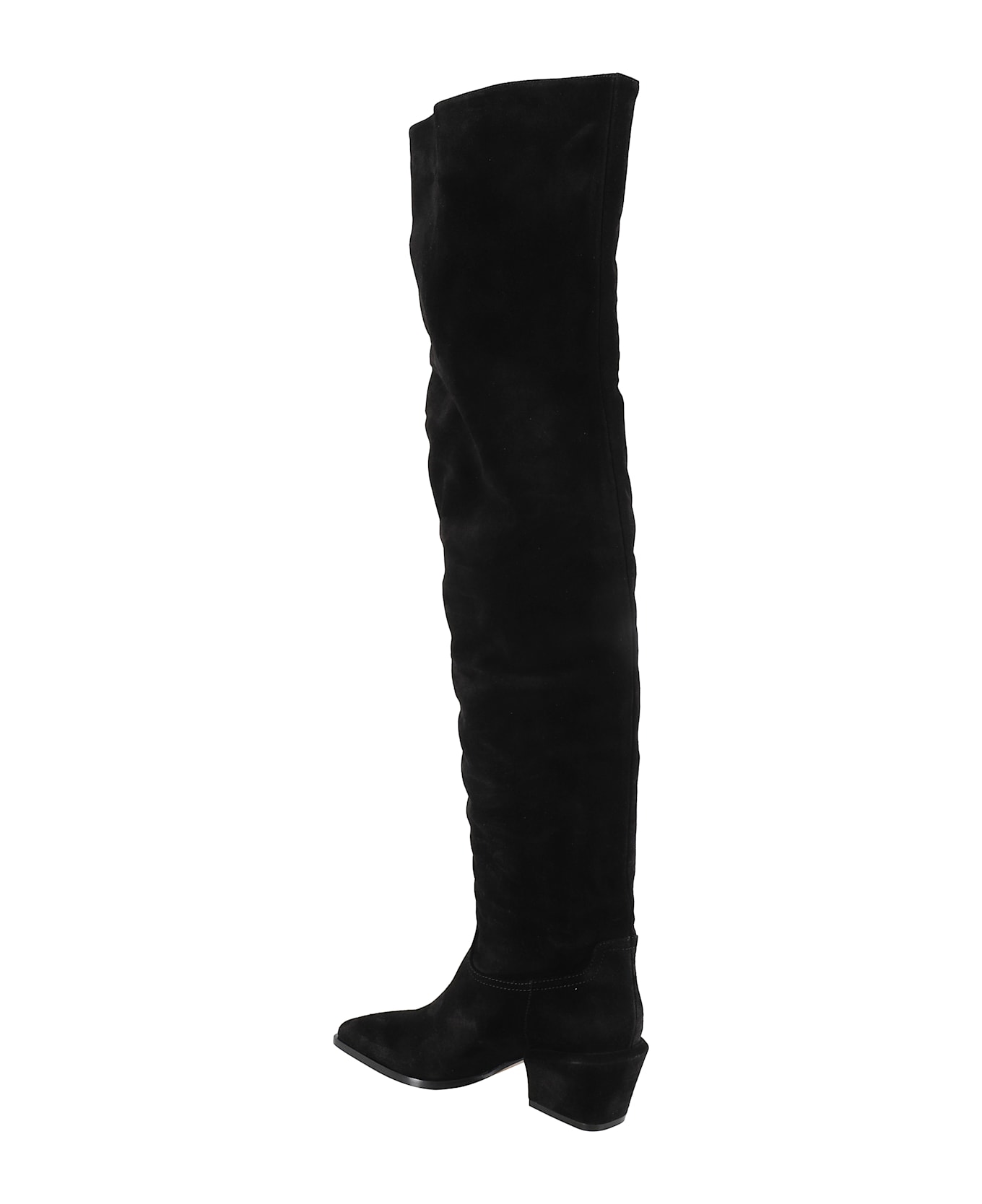 Paris Texas Bettina Over The Knee Boot - Black