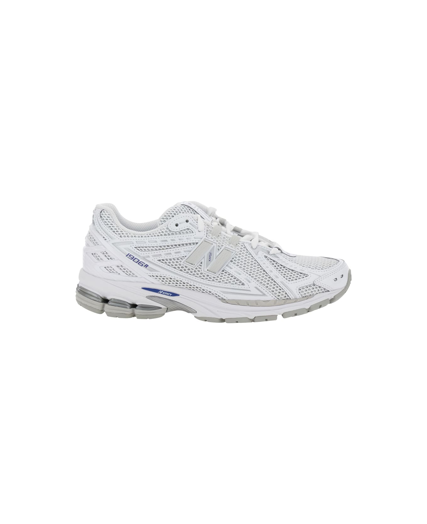 New Balance '1906r' White Sneaker With Mesh Design And Side Logo In Synthetic Fiber Unisex - White