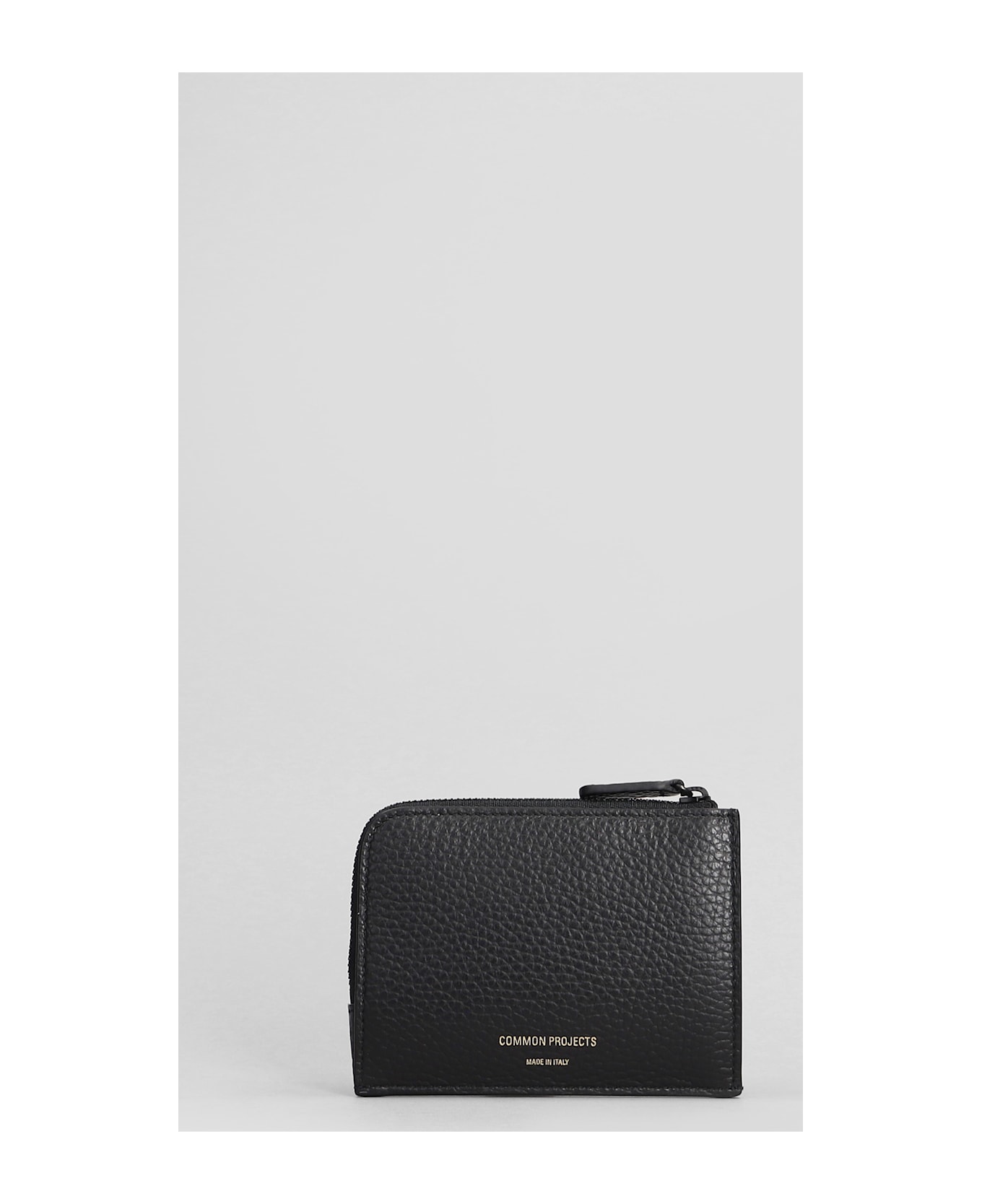 Common Projects Wallet In Black Leather - black