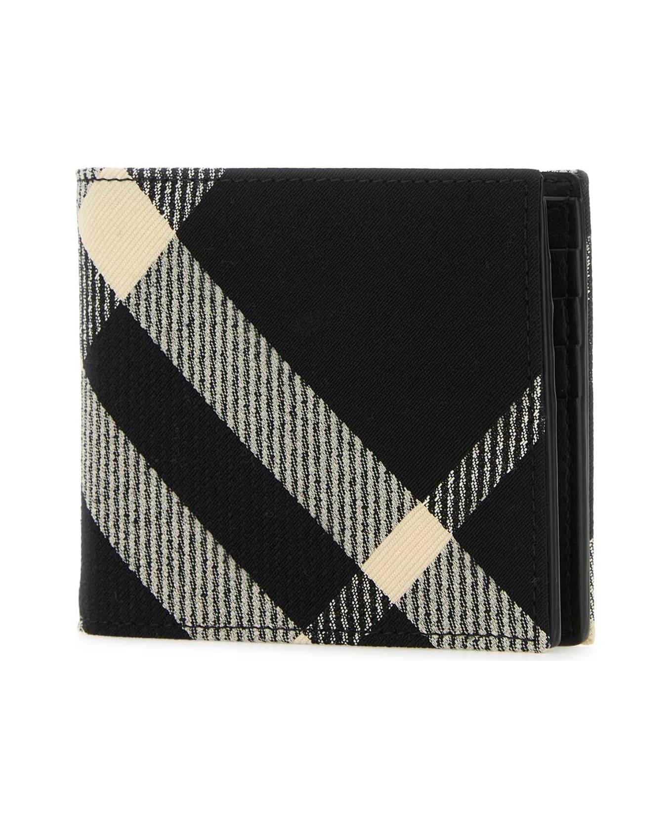 Burberry Embroidered Canvas Wallet - BLACKCALICO