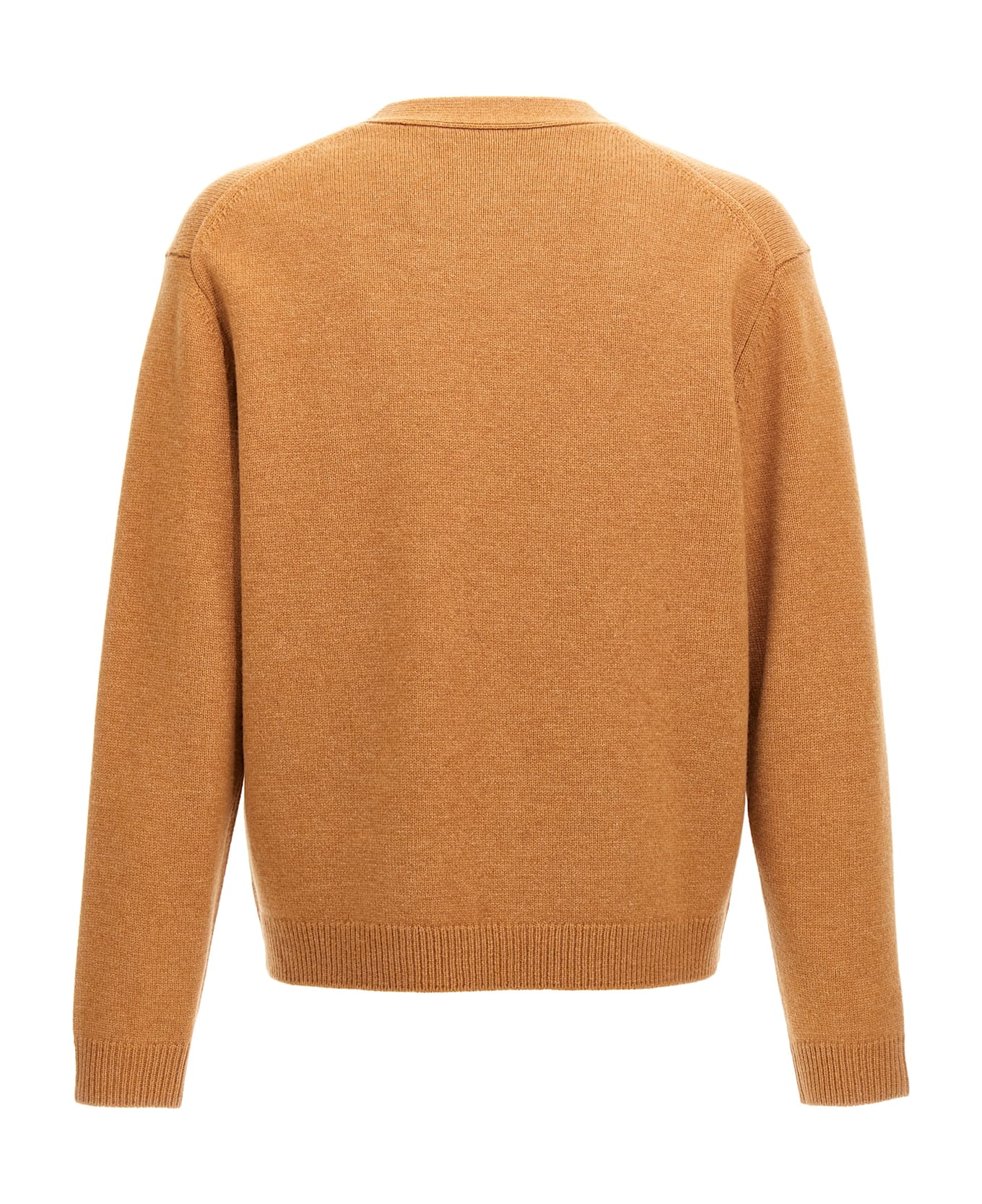 Maison Kitsuné 
fox Head
 Cardigan - Brown