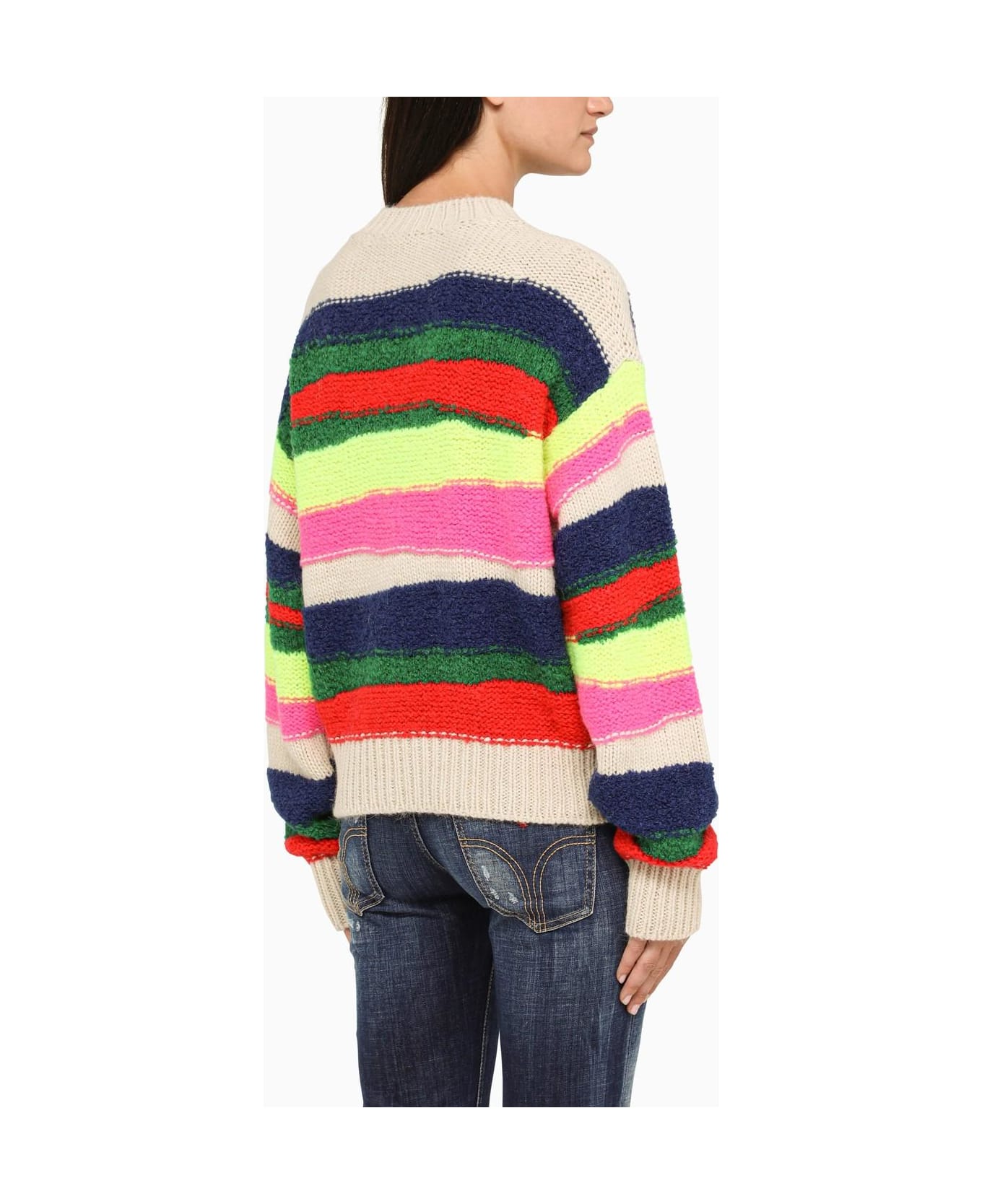 Dsquared2 Alpaca Blend Sweater - Multi ニットウェア