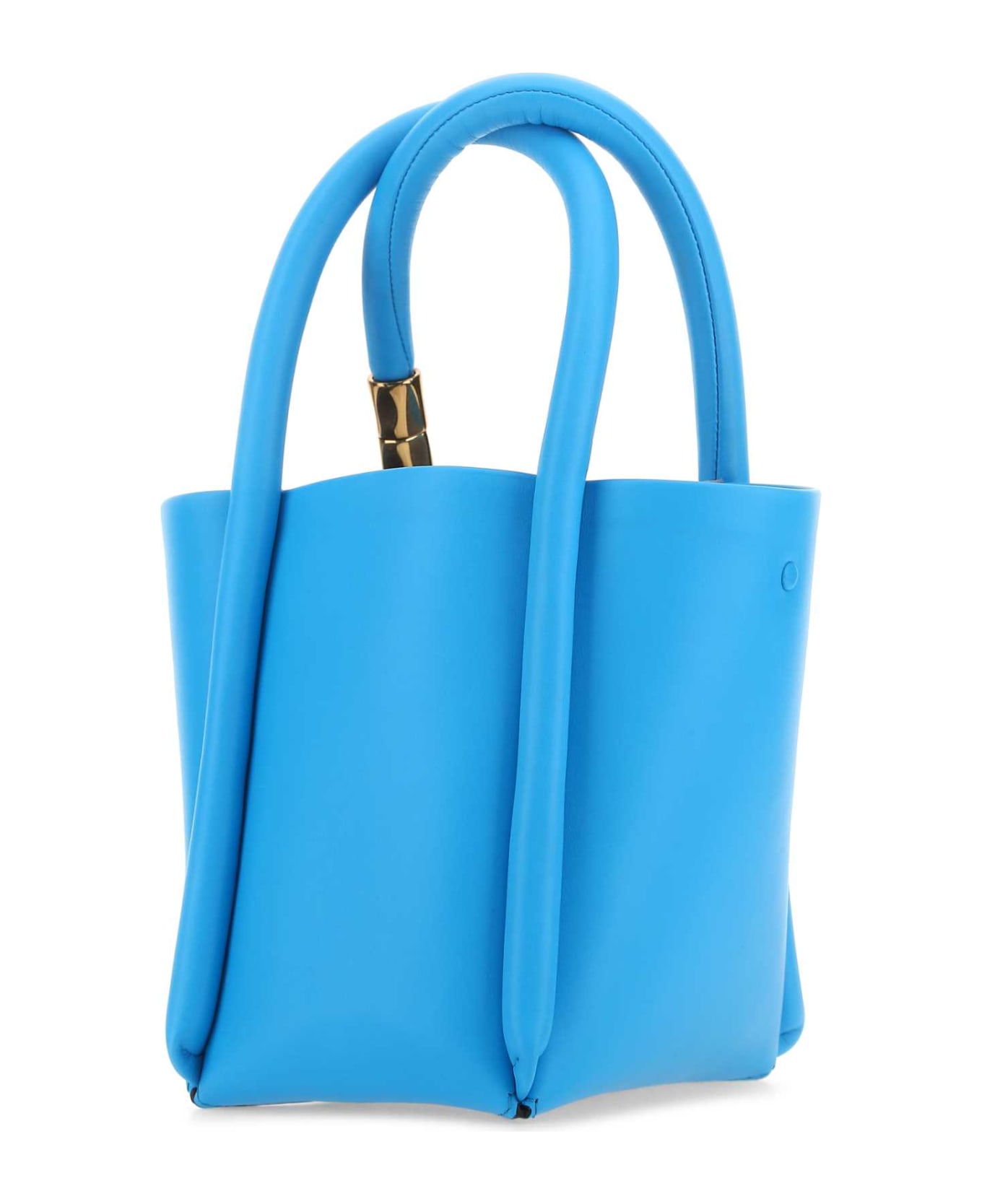 BOYY Light Blue Leather Lotus 12 Handbag - HAWAII