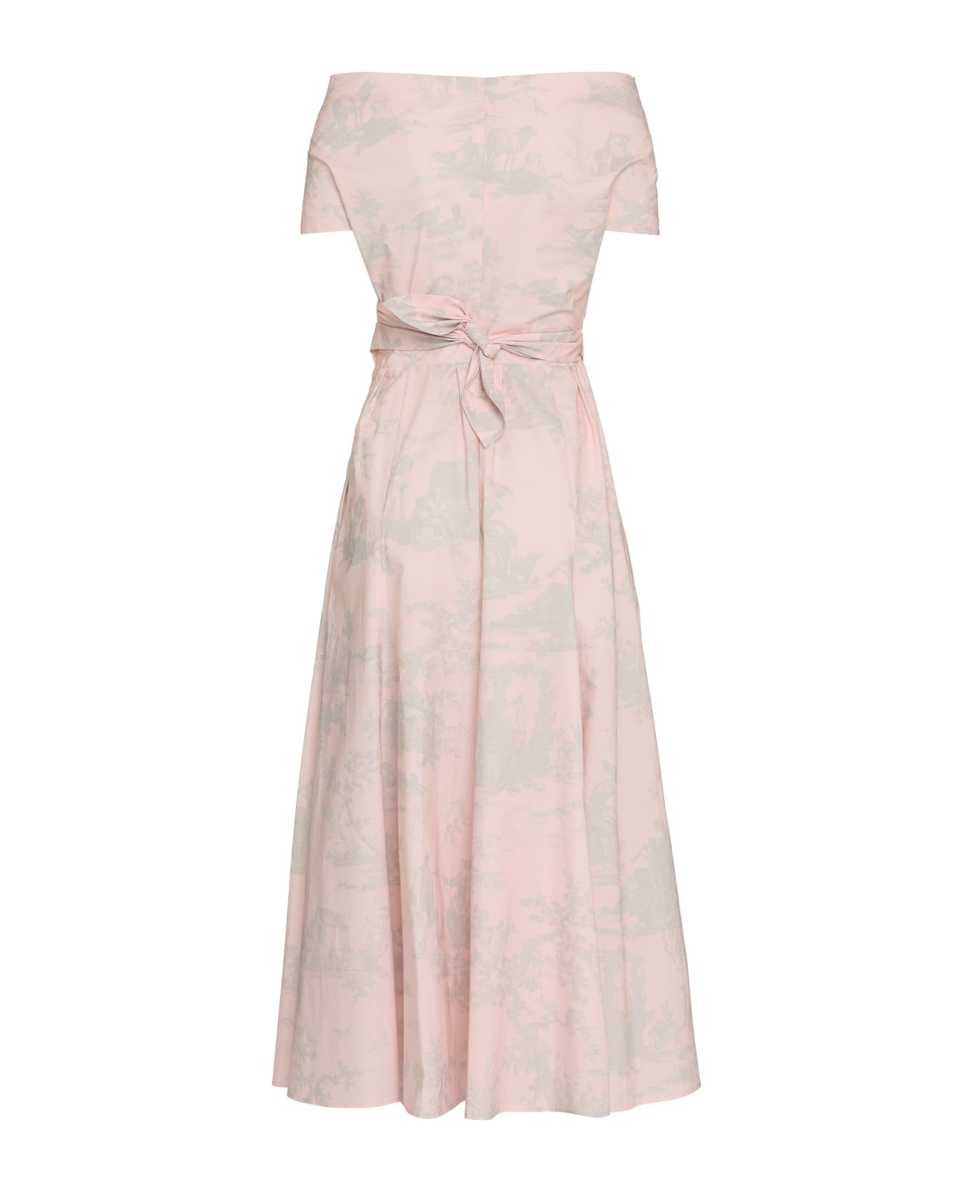 Philosophy di Lorenzo Serafini Printed Cotton Dress - Pink ワンピース＆ドレス