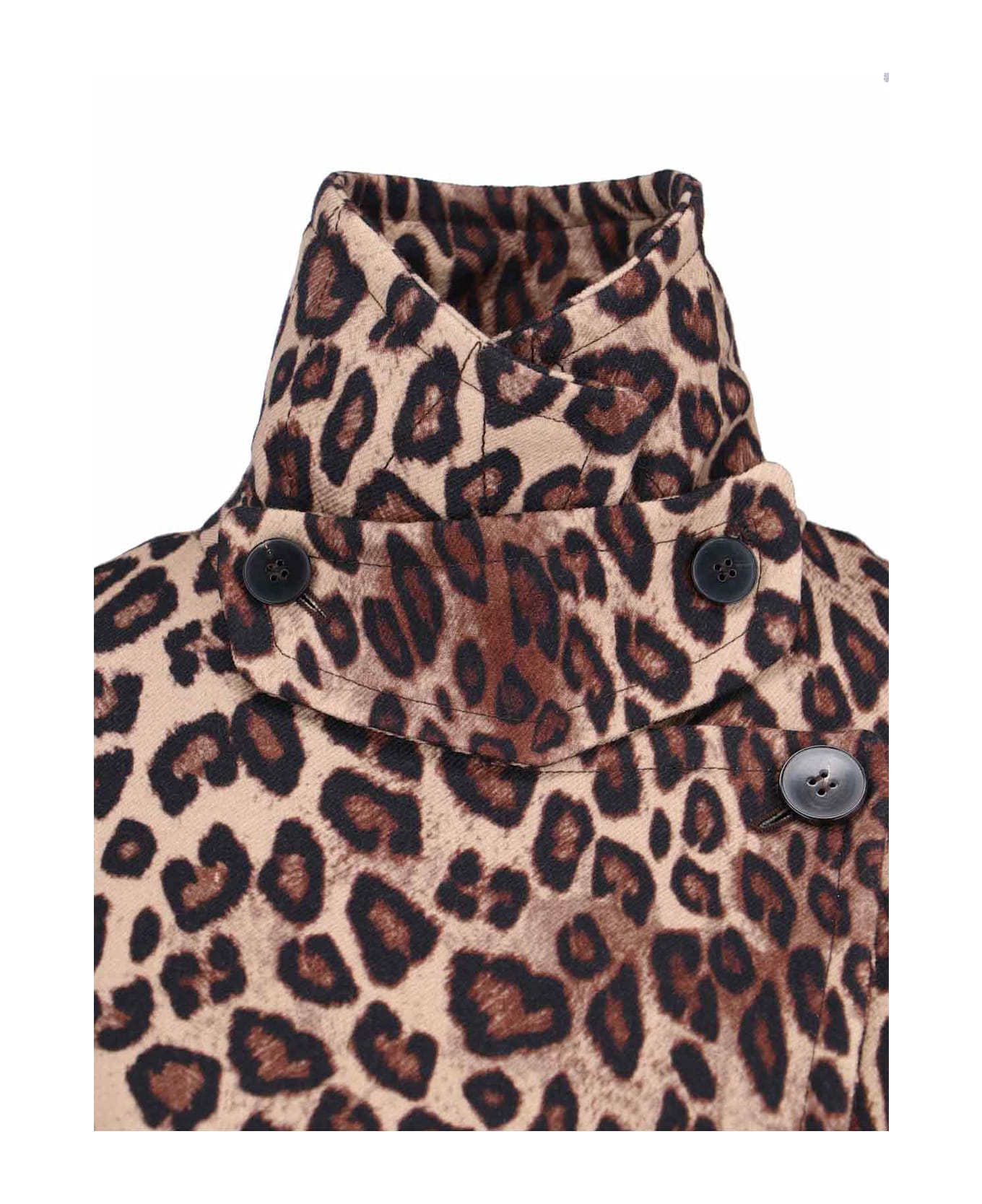 Alberto Biani Virgin Wool Coat - Brown