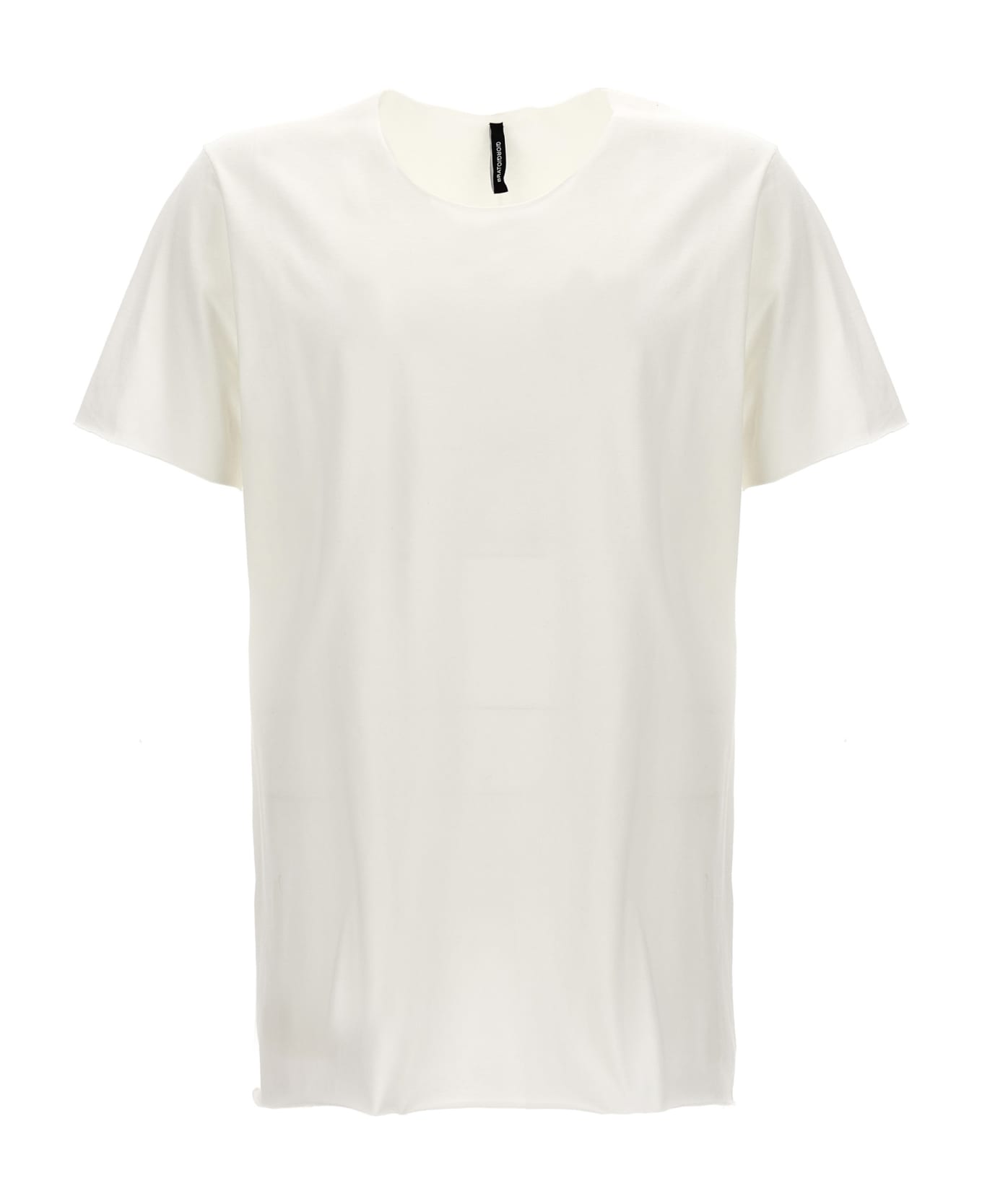 Giorgio Brato Raw Cut T-shirt - White シャツ