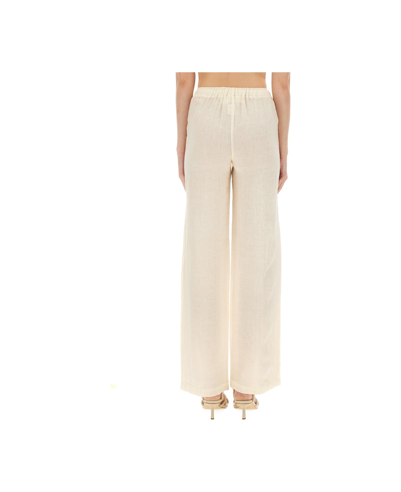120% Lino Linen Pants - IVORY