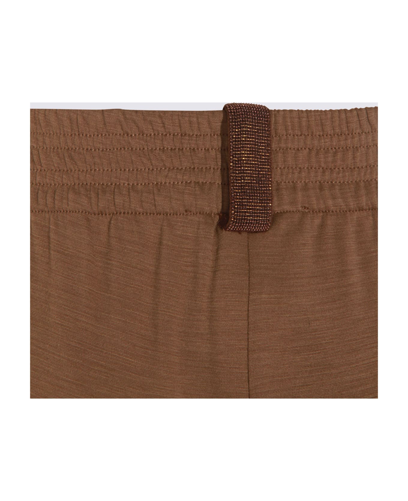 Fabiana Filippi Brown Viscose Pants - Corteccia