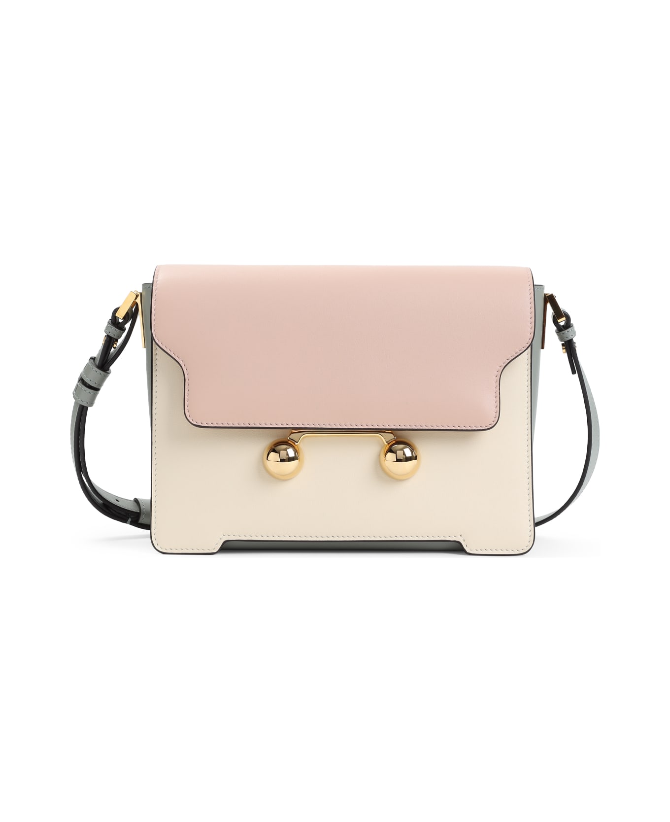 Marni Trunkaroo Shoulder Bag - Camelia Shell Storm