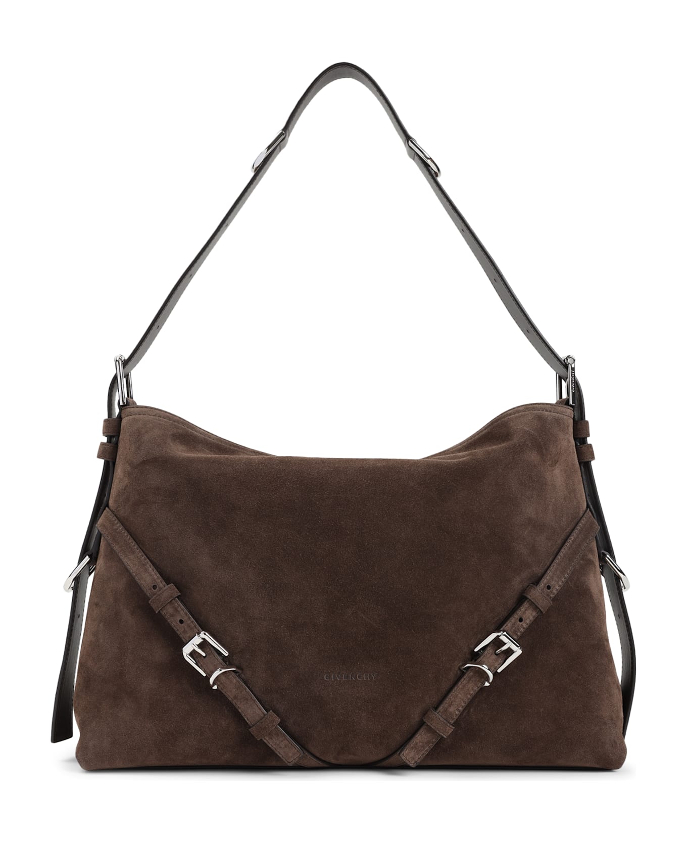 Givenchy Voyou Medium Shoulder Bag - Ebony Brown