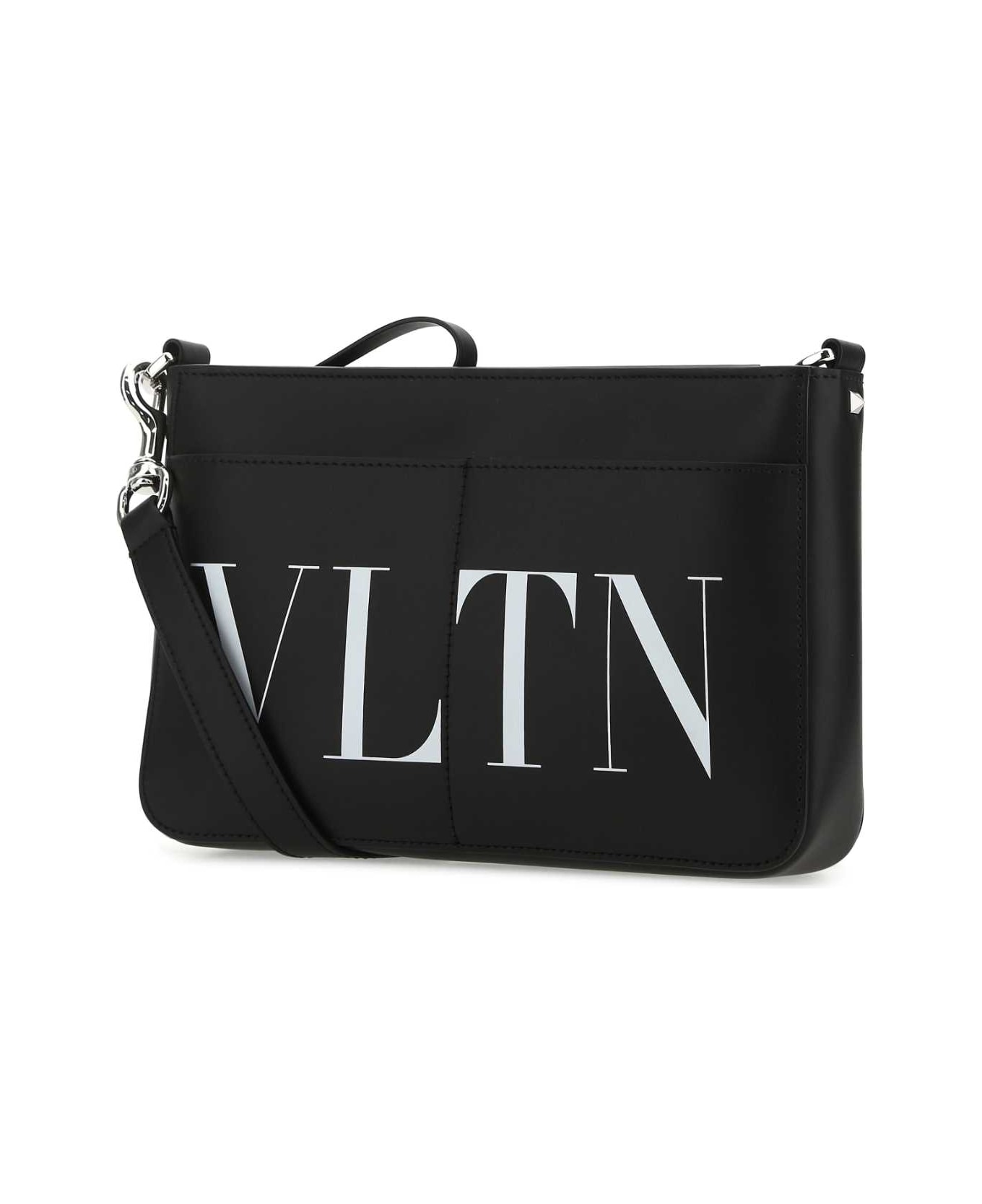 Valentino Garavani Black Leather Crossbody Bag - NERBIA