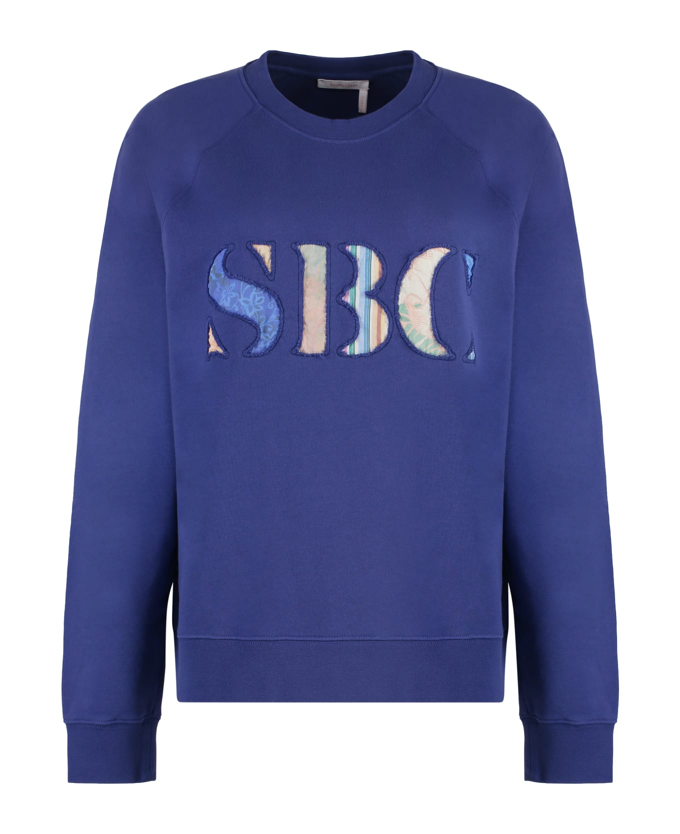 See by Chloé Cotton Crew-neck Sweatshirt - purple