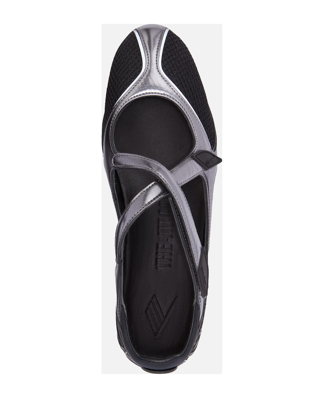 The Attico Ballerina Nomad Flat - Black