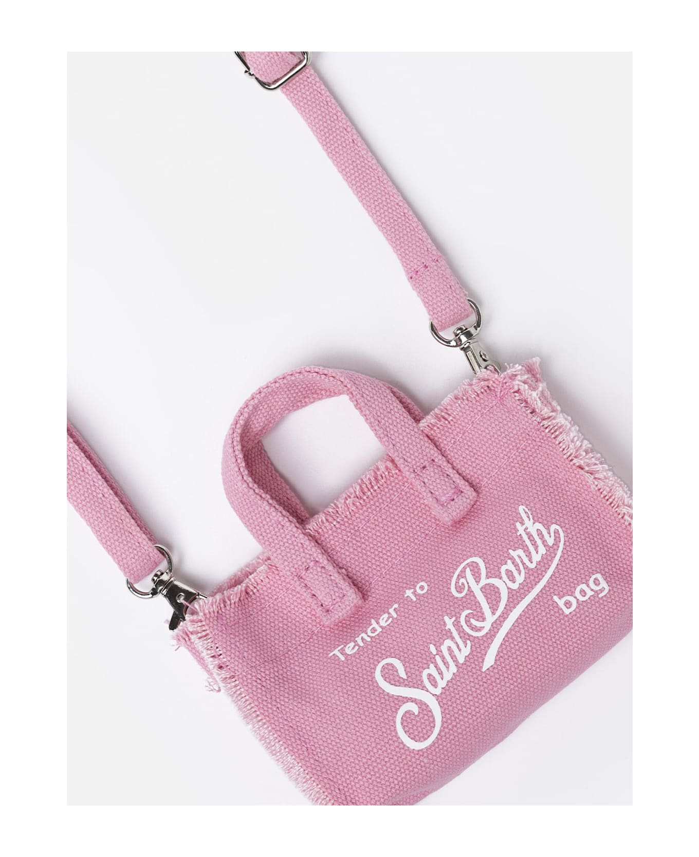 MC2 Saint Barth Pink Cotton Canvas Key Holder - PINK