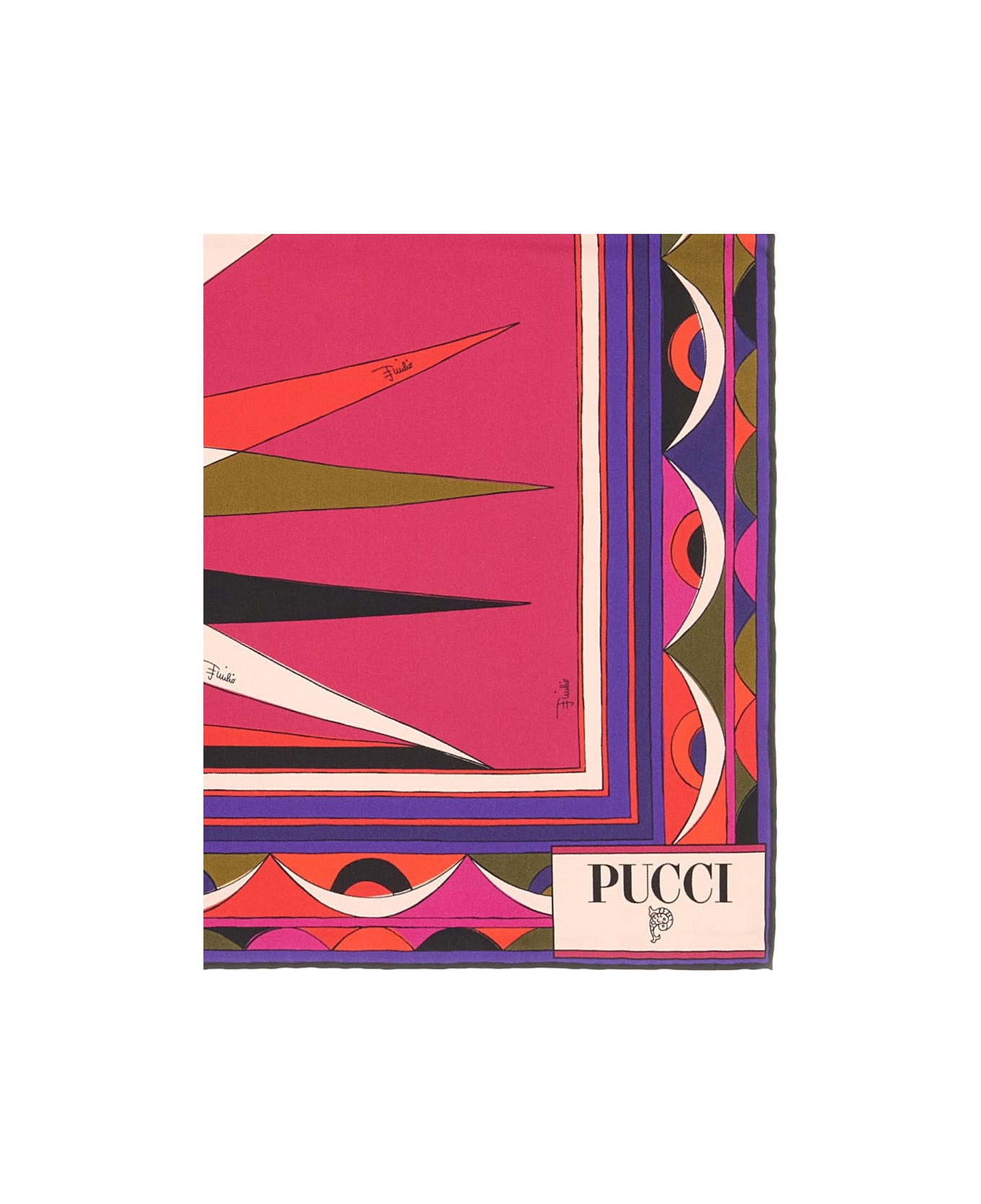Pucci Hawaii Print Scarf - MULTICOLOUR