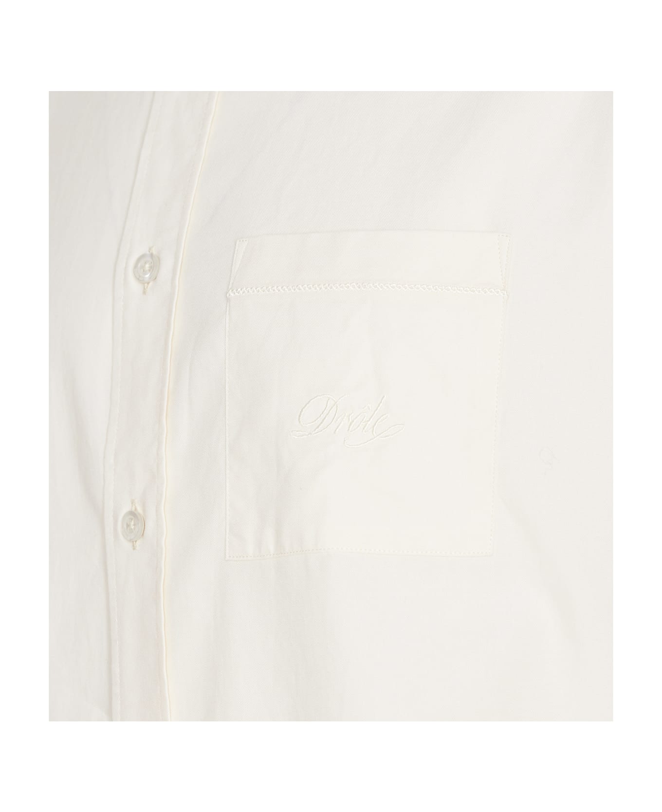 Drôle de Monsieur Oxford Shirt - White