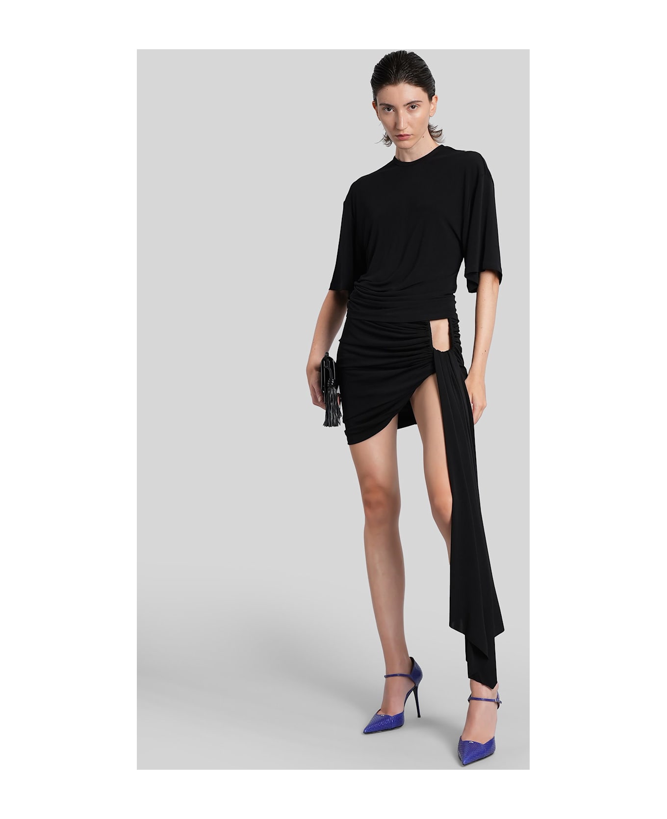 Christopher Esber T-shirt In Black Viscose - black