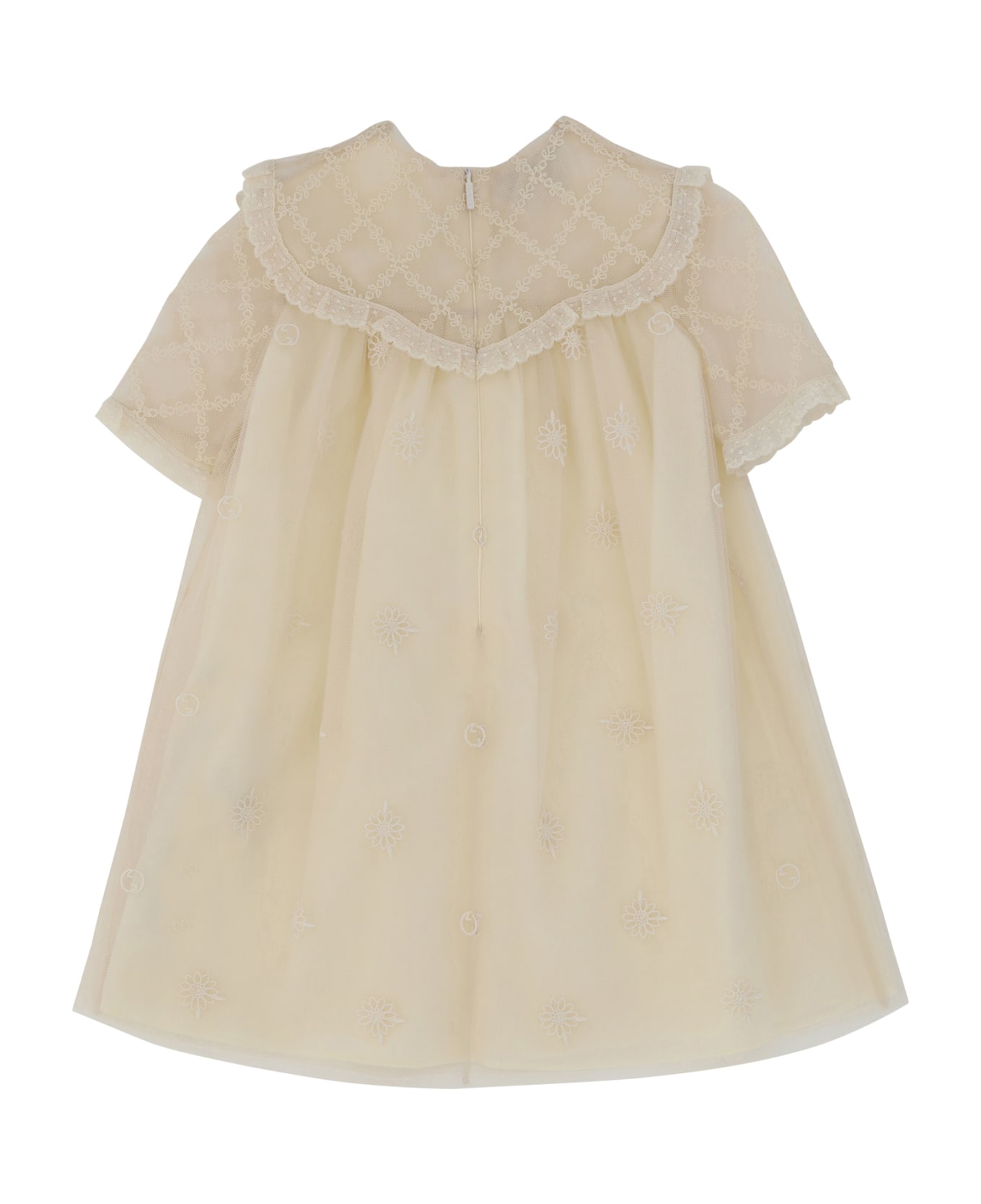 Gucci Dress For Girl - Vintage Ivory