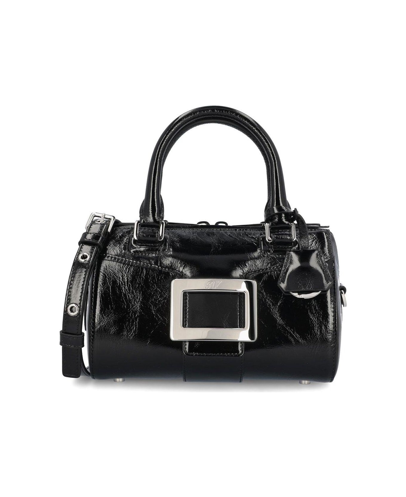 Roger Vivier Belle Vivier Mini Bowling Bag - NERO