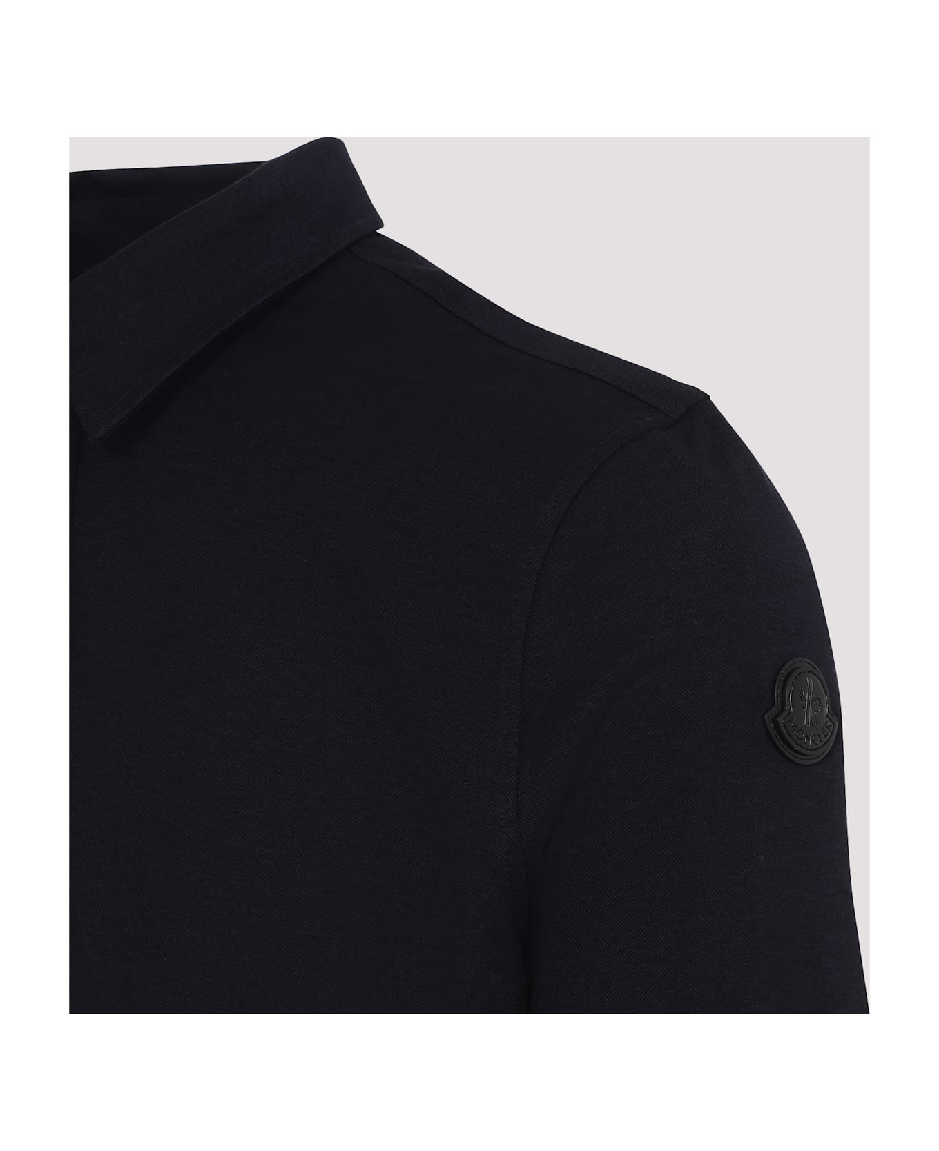Moncler Ss Polo - Navy
