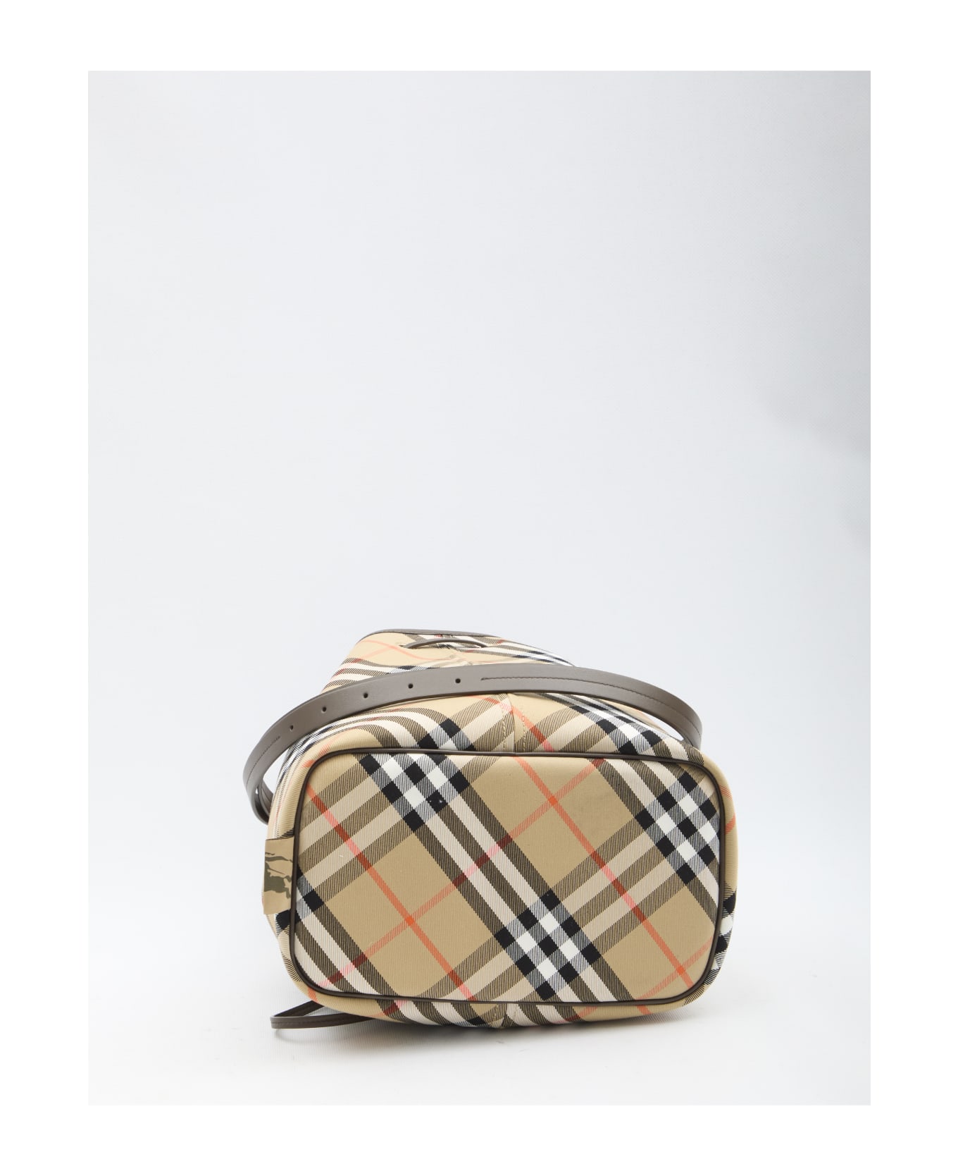 Burberry Check Bucket Bag - SAND